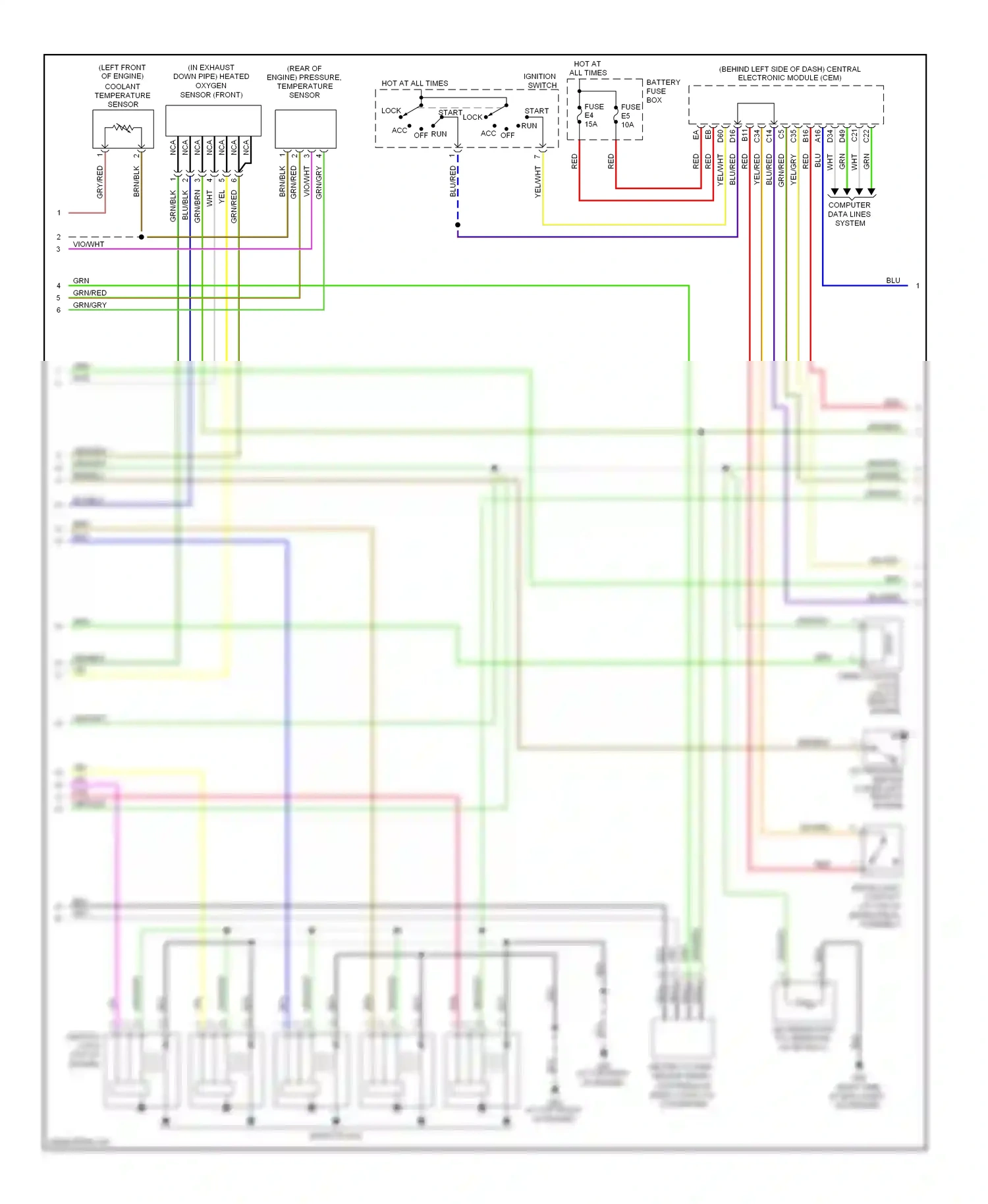 Wiring diagram vio for Volvo S60 I facelift (2004-2009) (20 of 33)