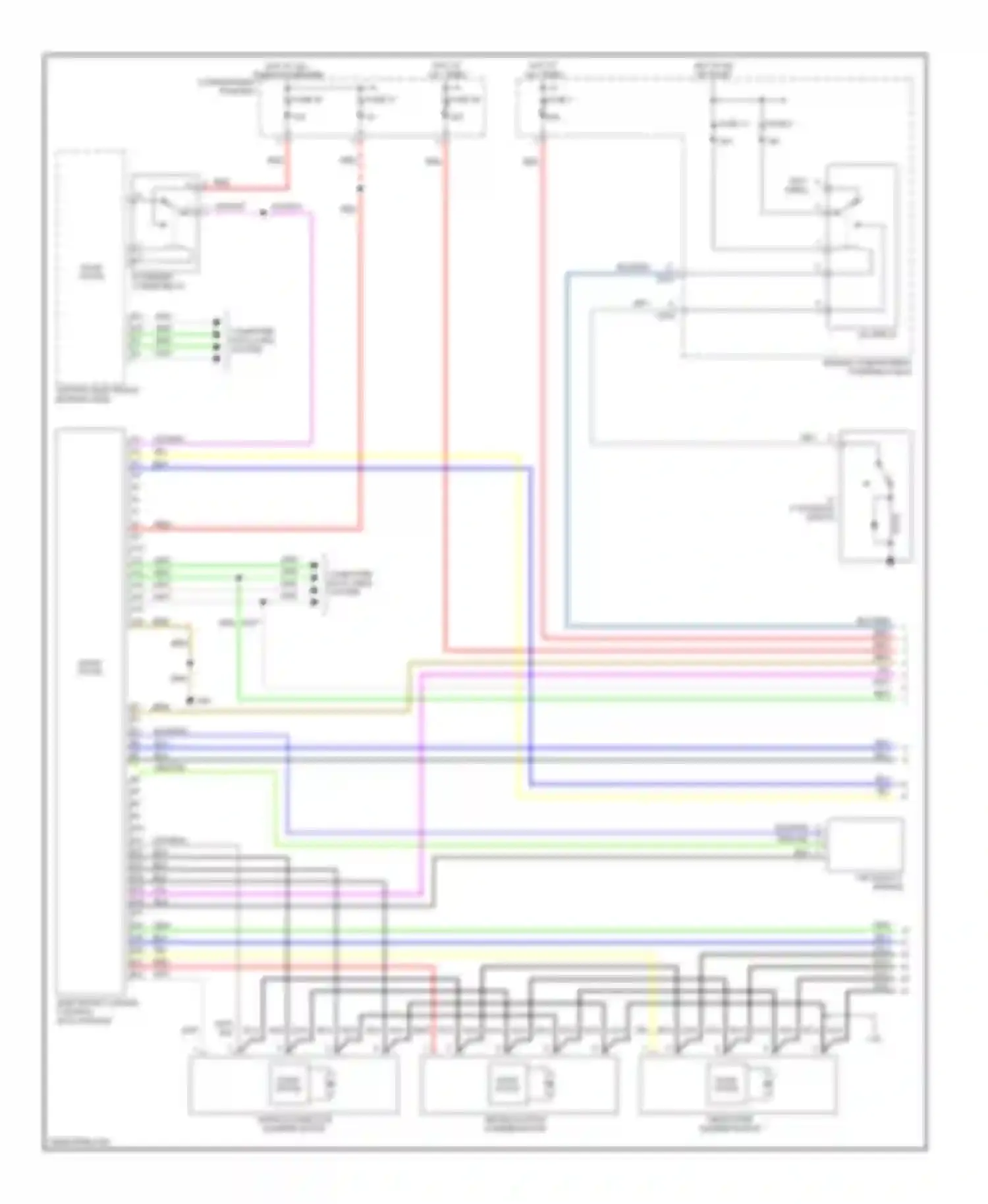 S60 Volvo I (2000-2004): Automatic a/c circuit (1 of 2)