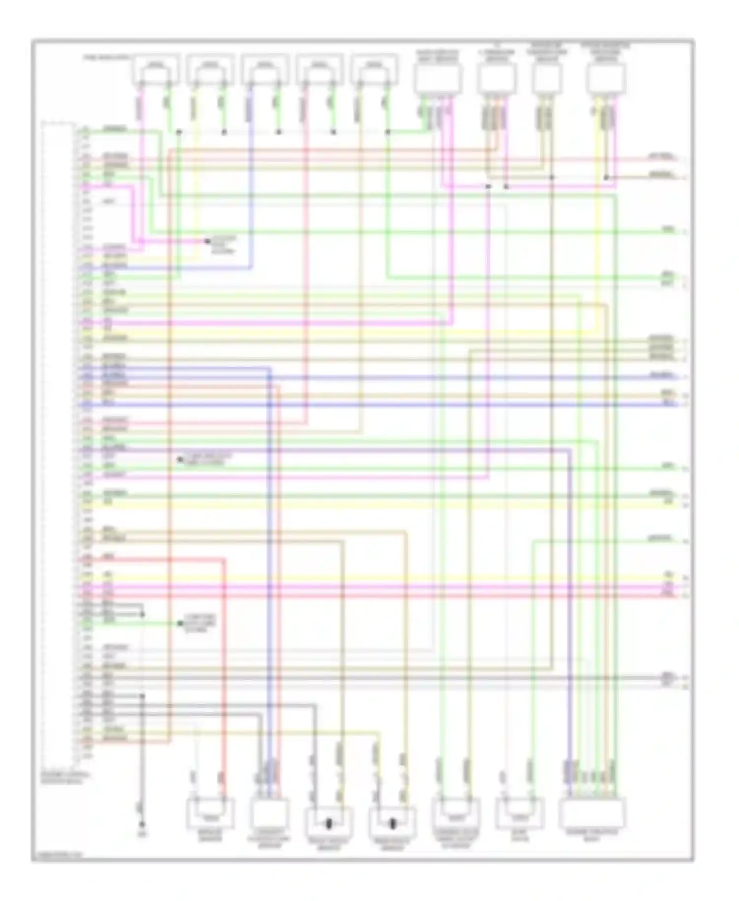 S60 Volvo I (2000-2004): Wiring diagram engine performance 2.4l turbos (1 of 3)