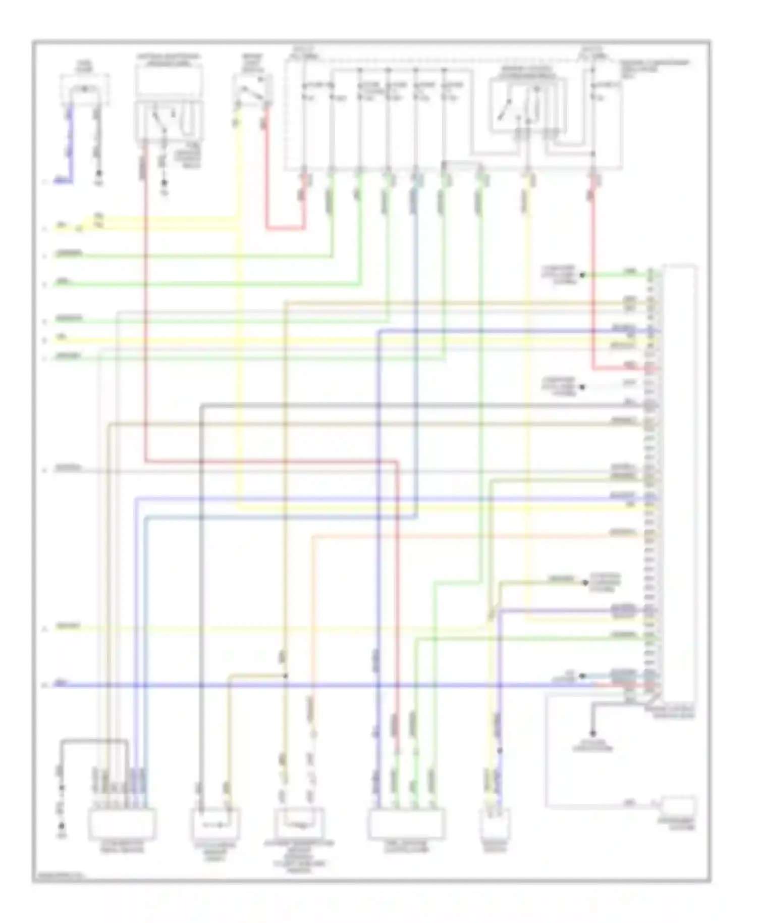 S60 Volvo I (2000-2004): Wiring diagram engine performance 2.4l turbos (3 of 3)