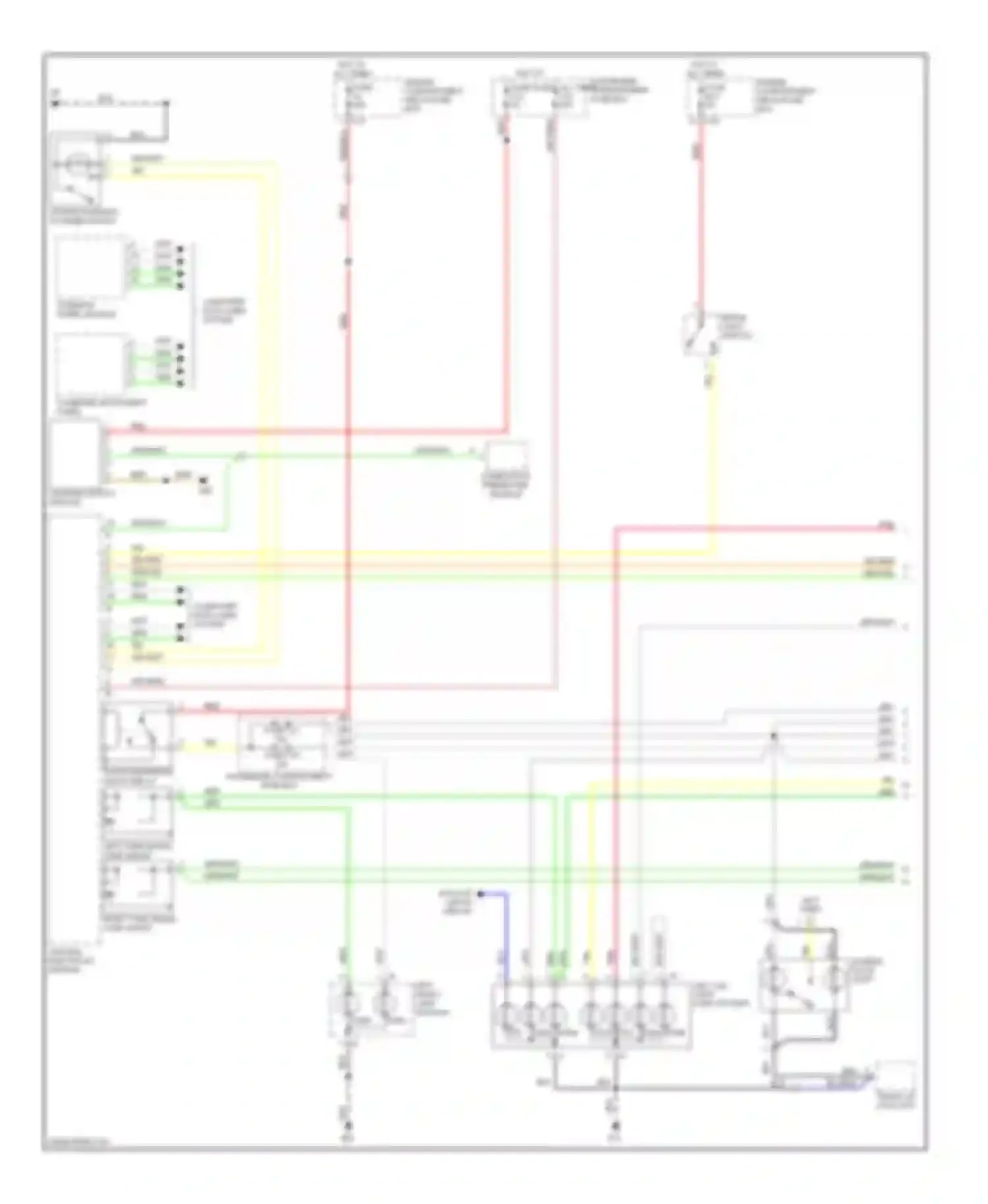 S60 Volvo I (2000-2004): Exterior lamps circuit (1 of 2)