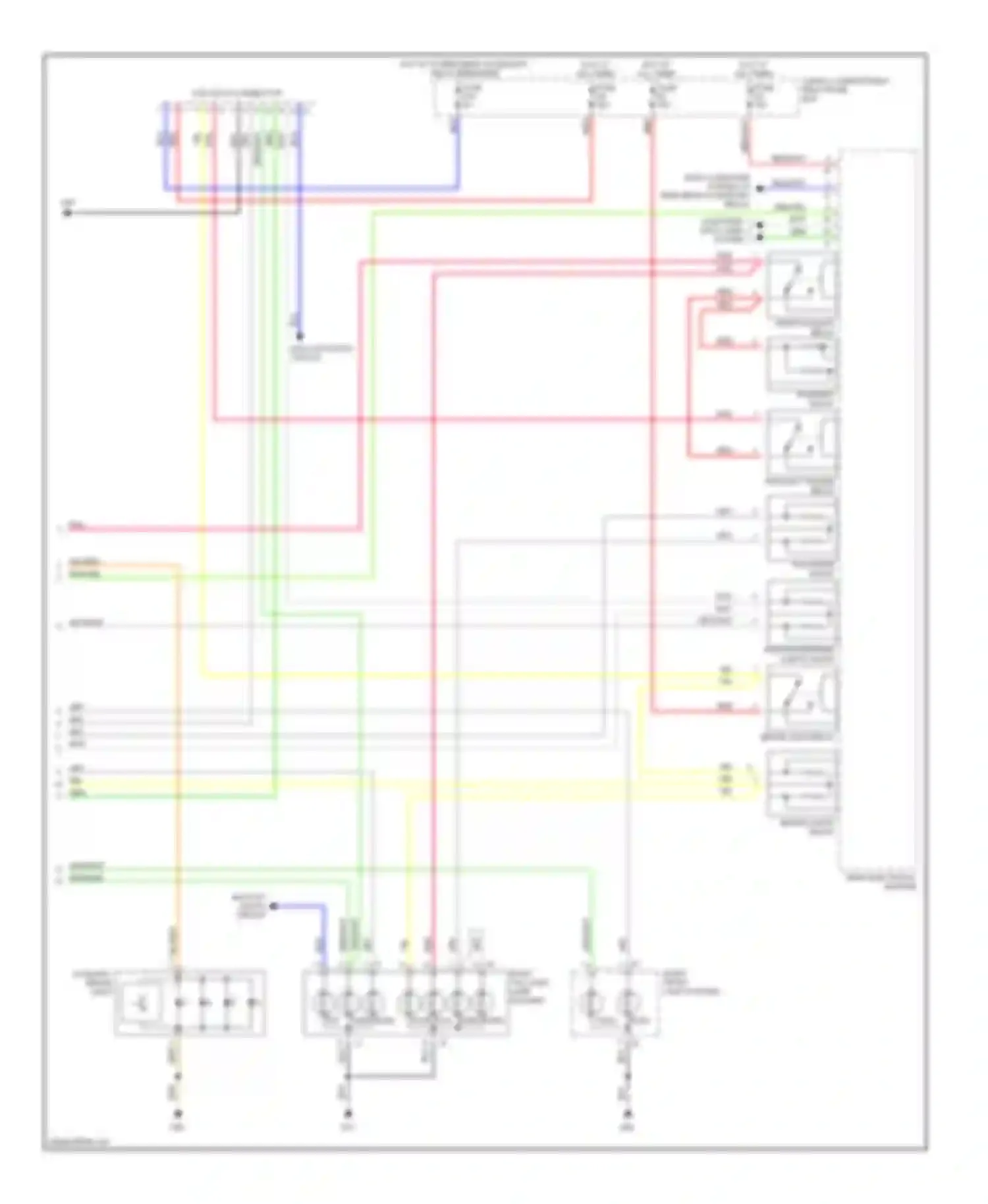 S60 Volvo I (2000-2004): Exterior lamps circuit (2 of 2)