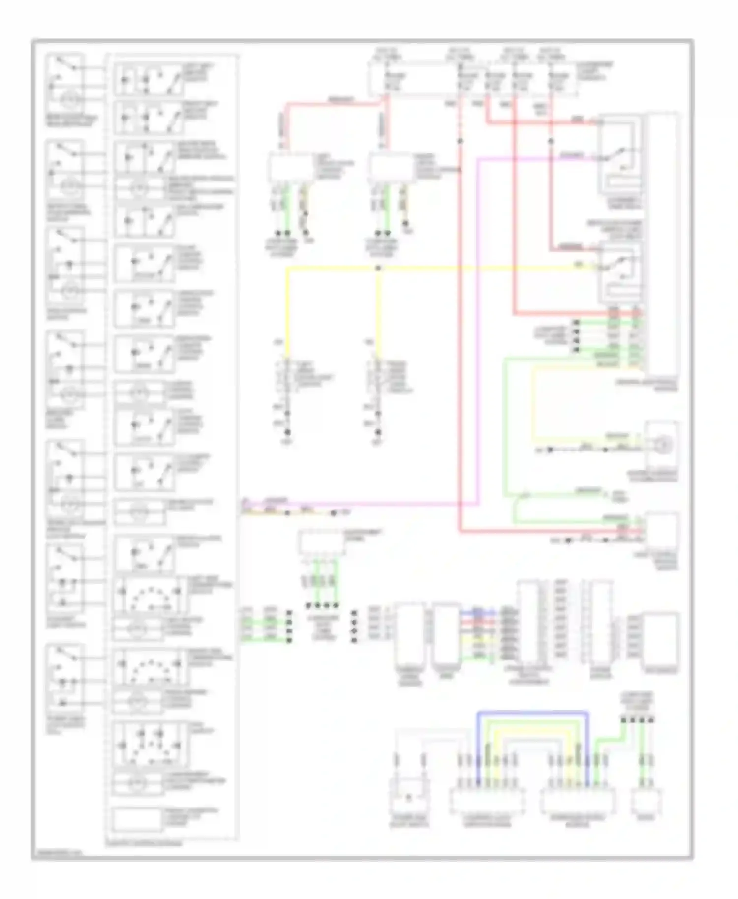 S60 Volvo I (2000-2004): Instrument illumination circuit