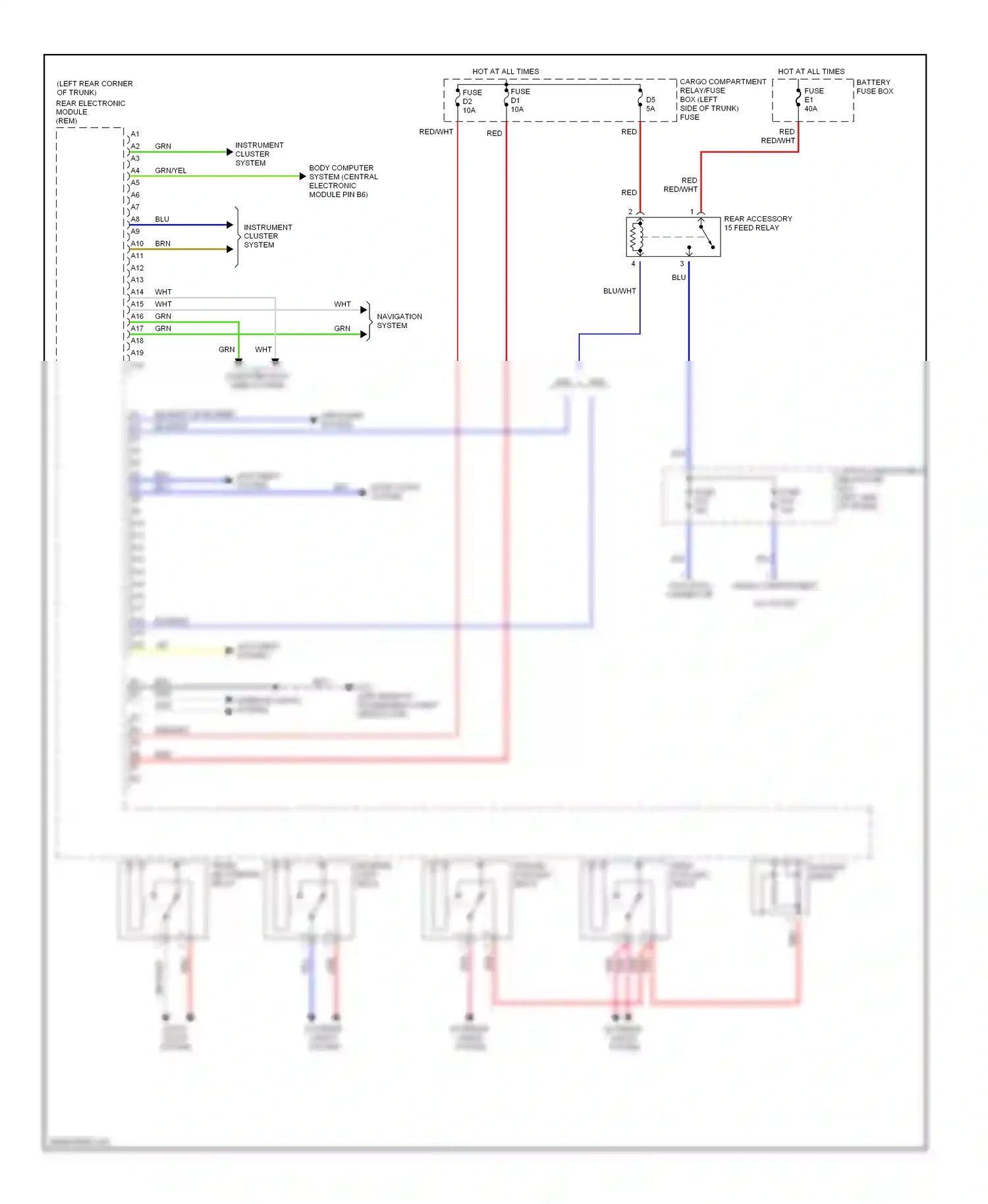Wiring diagram body computer system (central electronic for Volvo S60 I (2000-2004) (1 of 1)