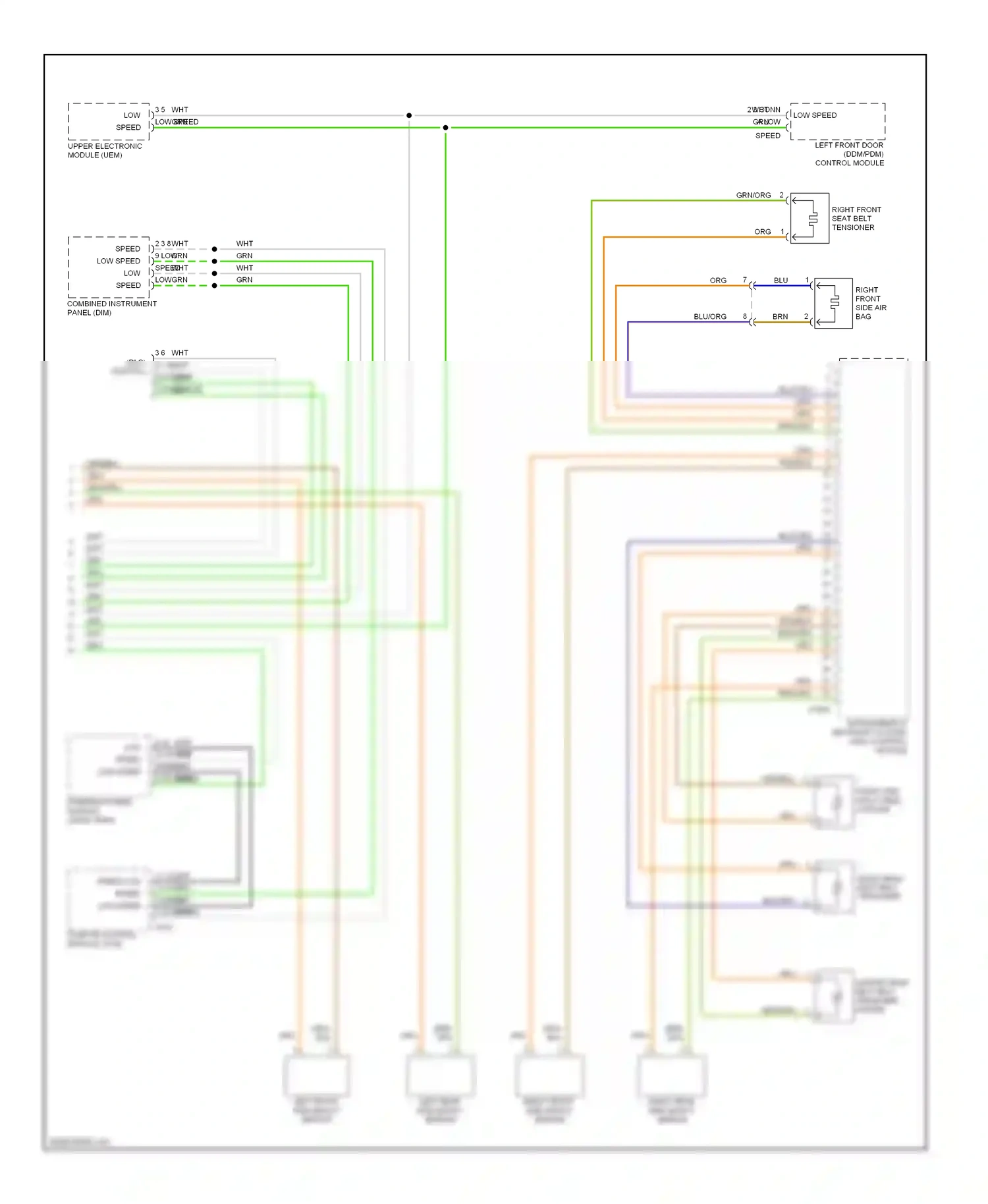 Volvo S60 I (2000-2004) climate control module (ccm) wiring diagram  (1 of 1)