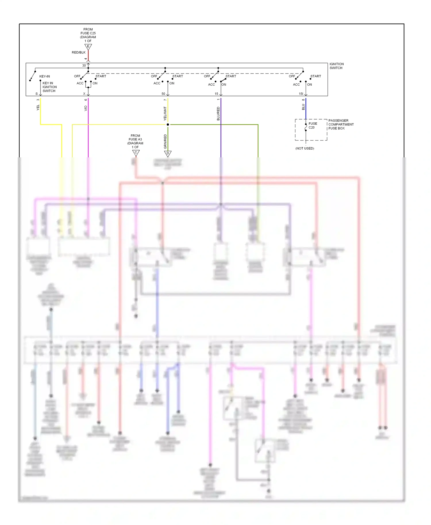 Wiring diagram grn/red for Volvo S60 I (2000-2004) (15 of 16)