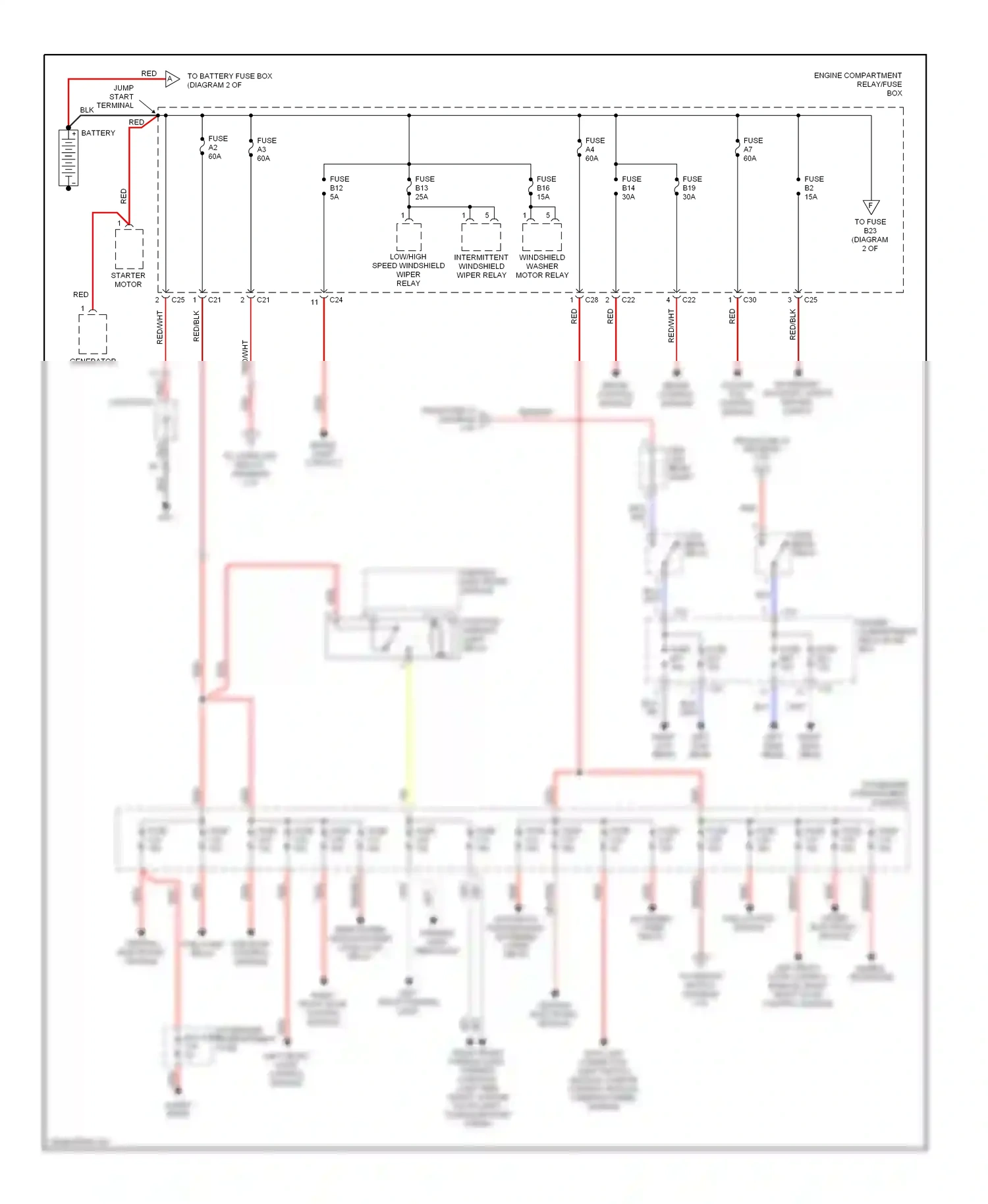 Wiring diagram left front parking light for Volvo S60 I (2000-2004) (1 of 1)