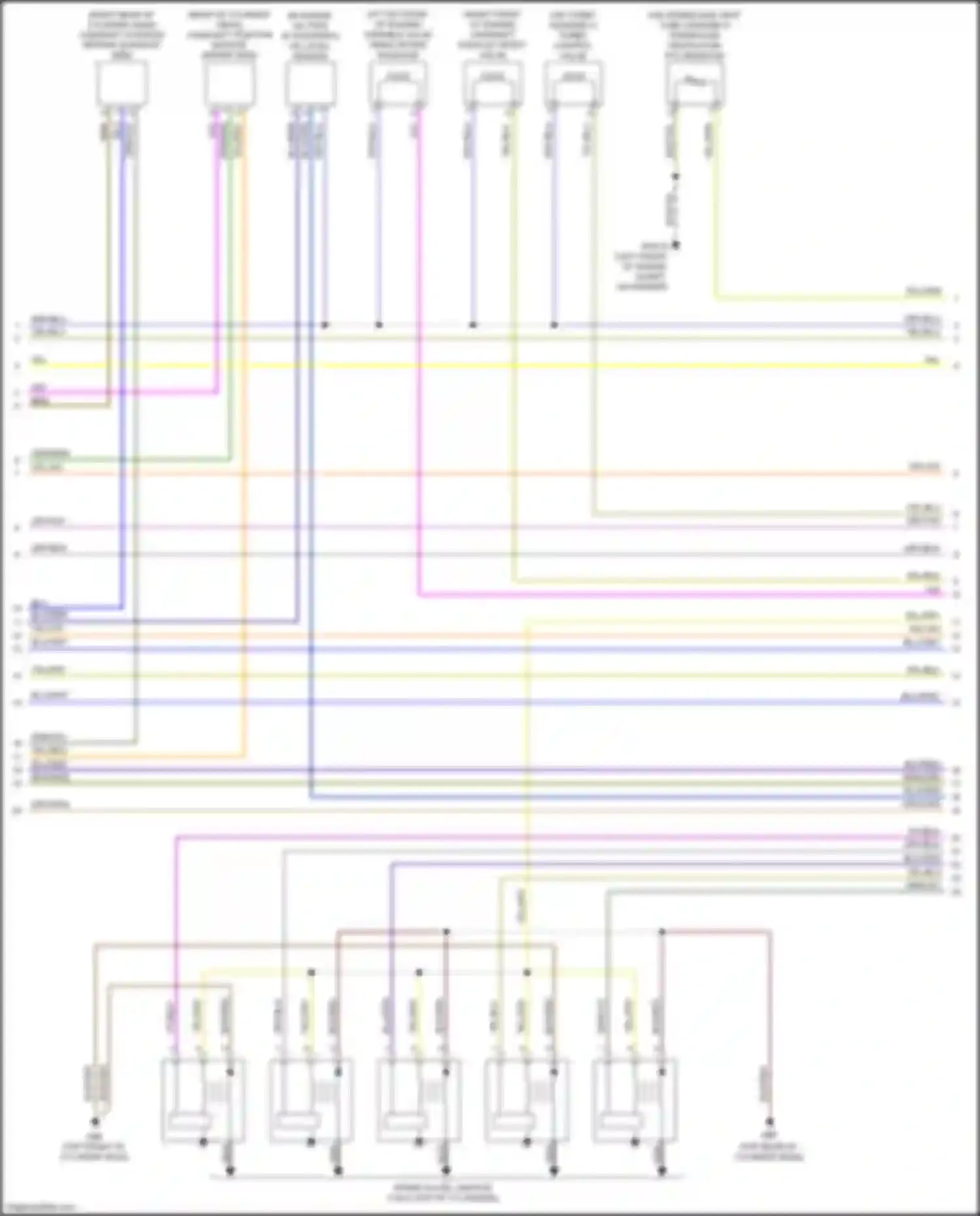 S60 Volvo II facelift (2013-2018): Wiring diagram engine performance 2.5l turbo (2 of 5)