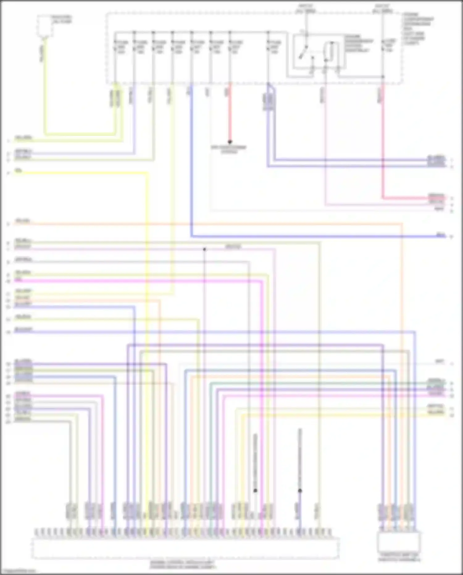 S60 Volvo II facelift (2013-2018): Wiring diagram engine performance 2.5l turbo (3 of 5)