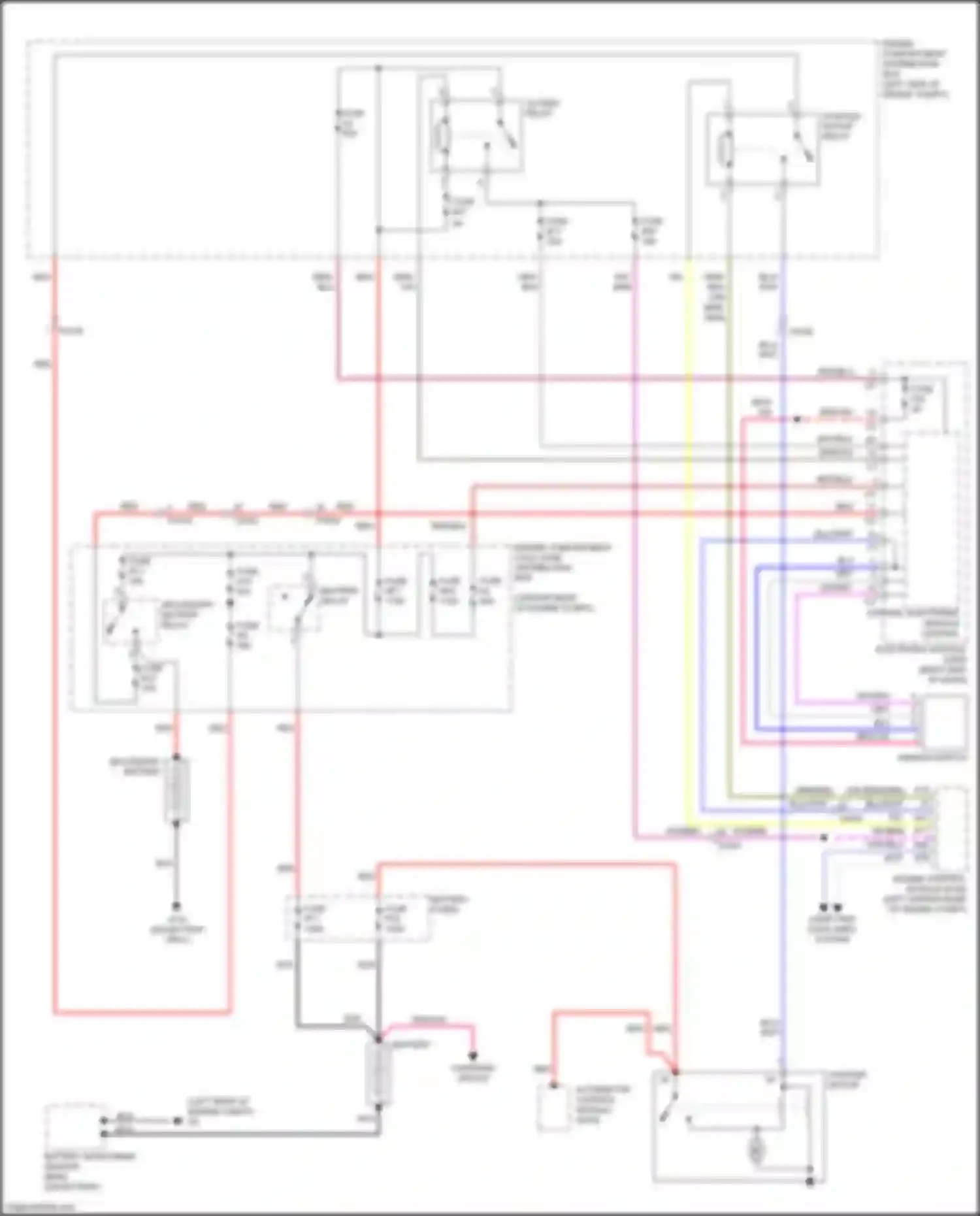S60 Volvo II facelift (2013-2018): Starting circuit, w/ start-stop system