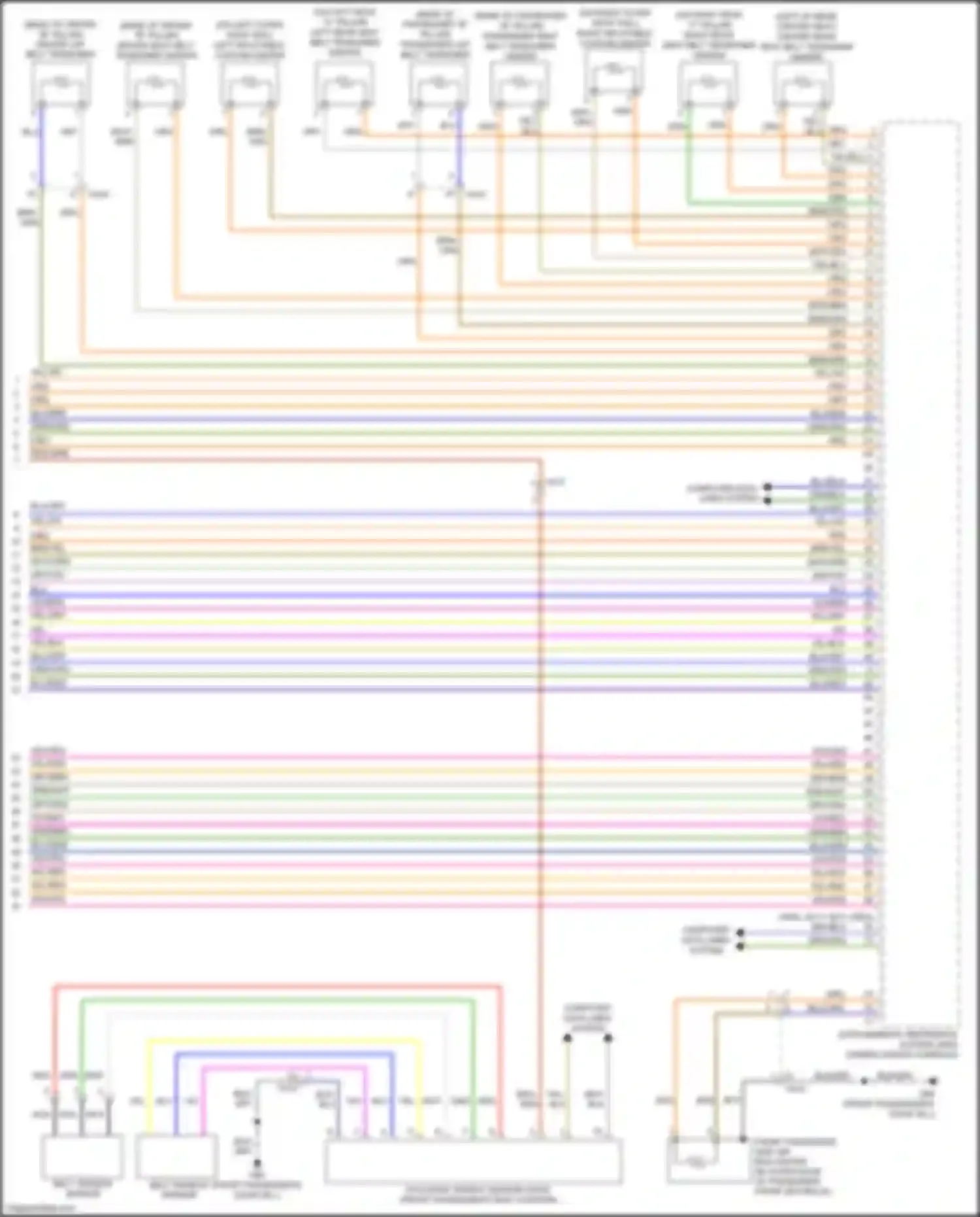 S60 Volvo II facelift (2013-2018): Supplemental restraints circuit (3 of 3)