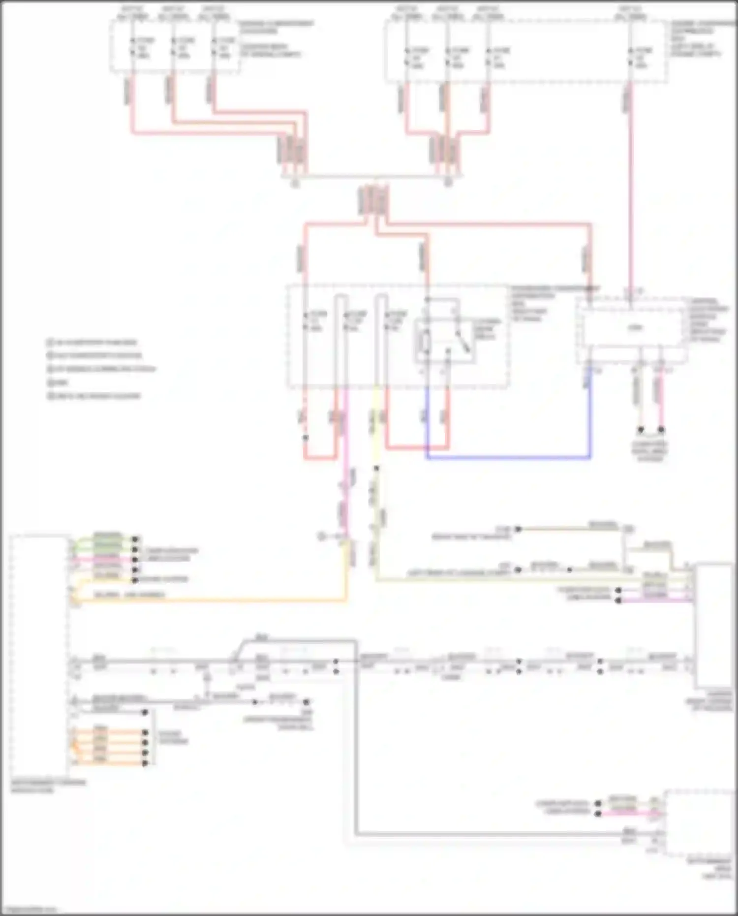 Wiring diagram 15-feed rear relay for Volvo S60 II facelift (2013-2018) (5 of 5)