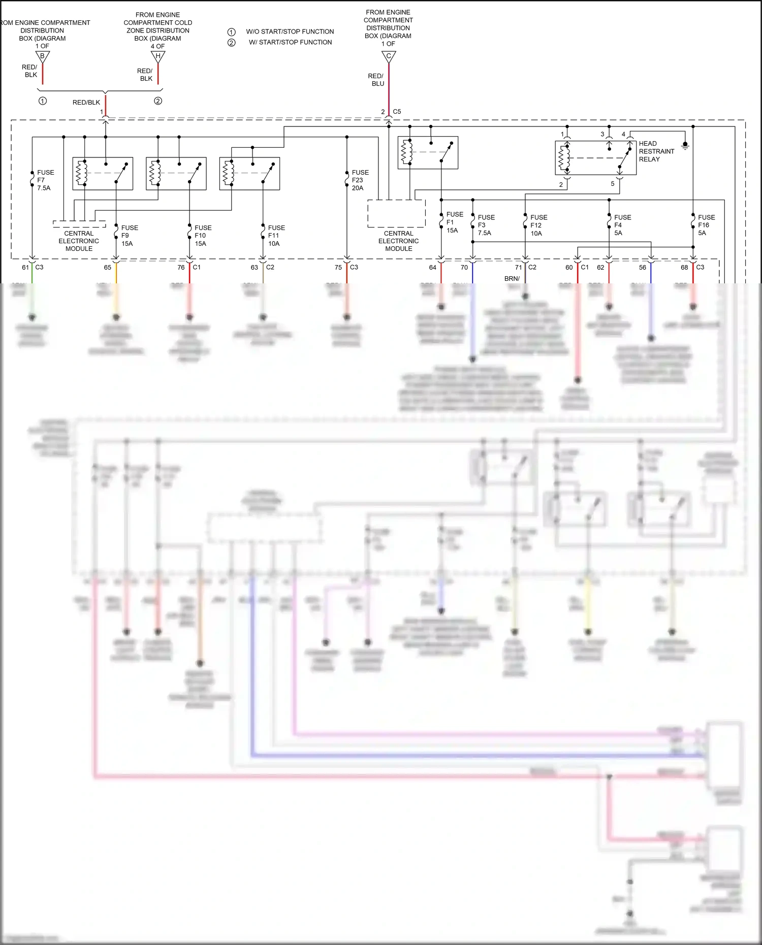 Wiring diagram blu for Volvo S60 II facelift (2013-2018) (7 of 68)