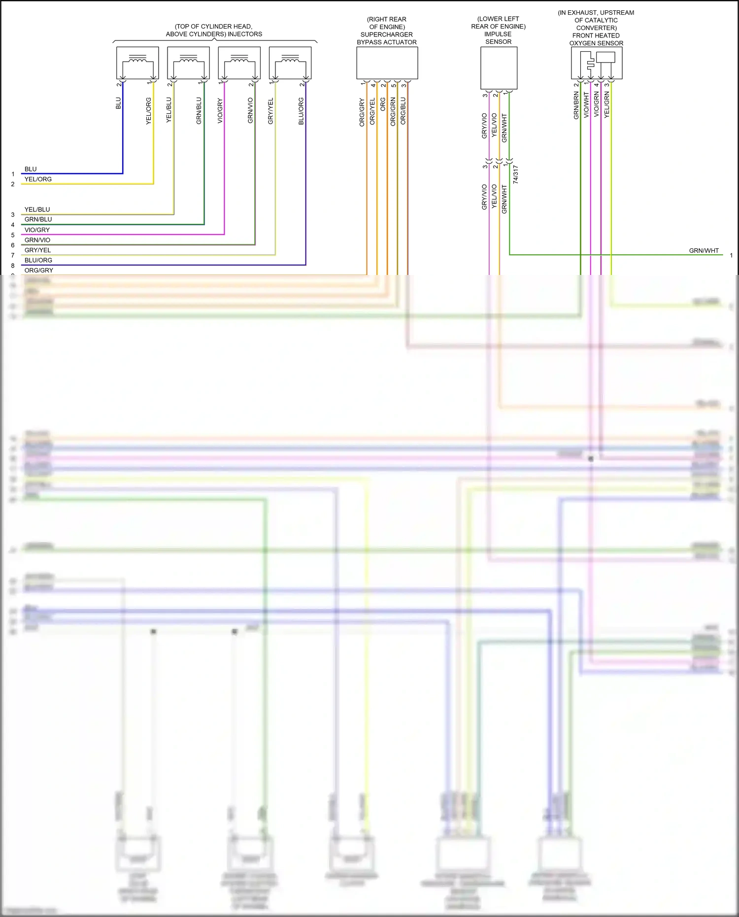 Wiring diagram blu/org for Volvo S60 II facelift (2013-2018) (13 of 18)