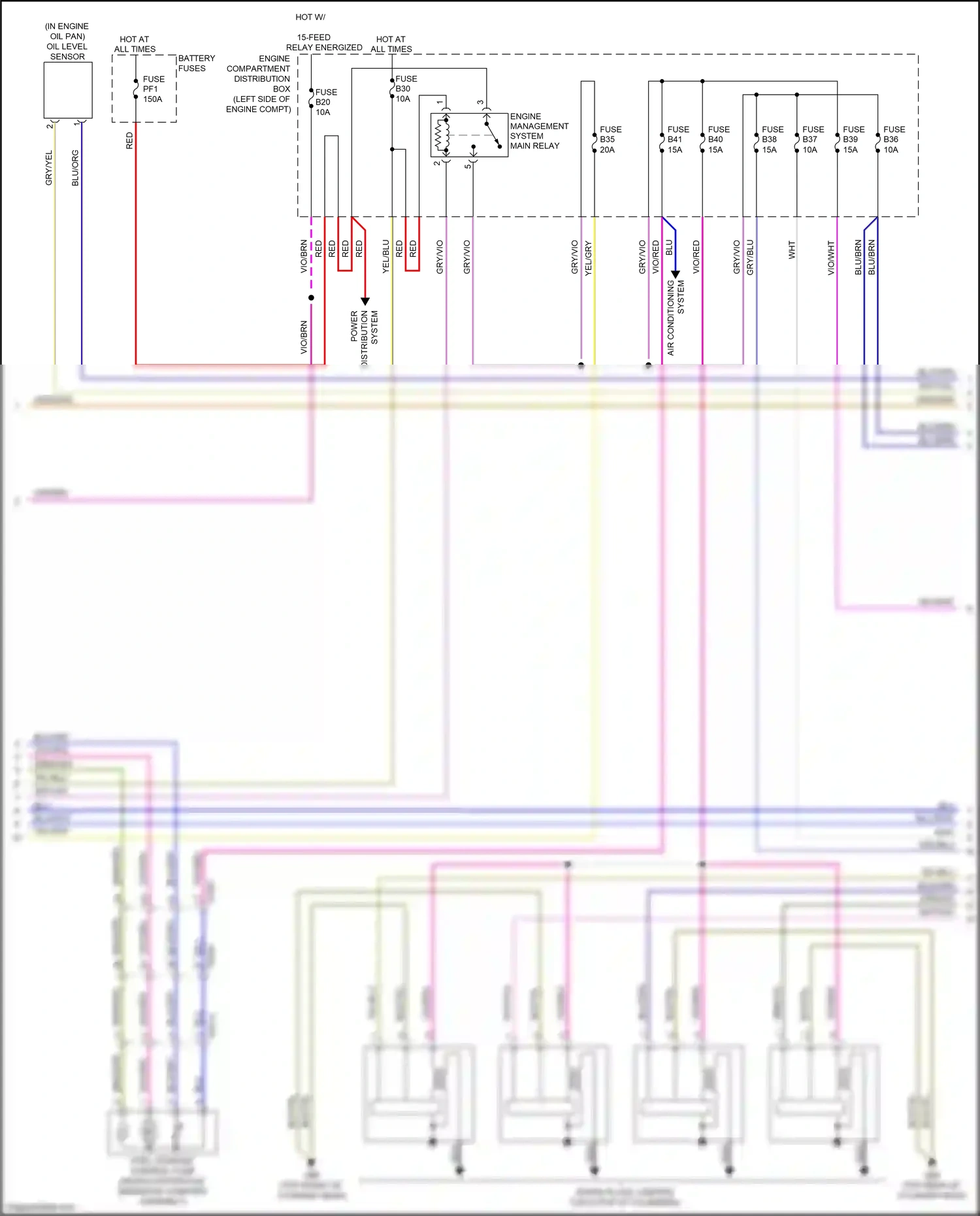 Wiring diagram blu/org for Volvo S60 II facelift (2013-2018) (11 of 18)