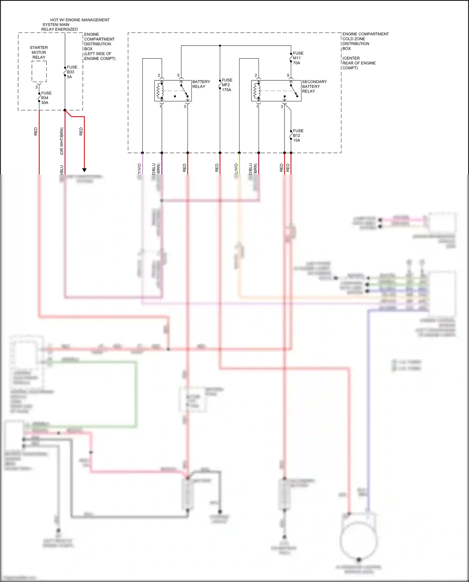 Wiring diagram central electronic module for Volvo S60 II facelift (2013-2018) (2 of 31)