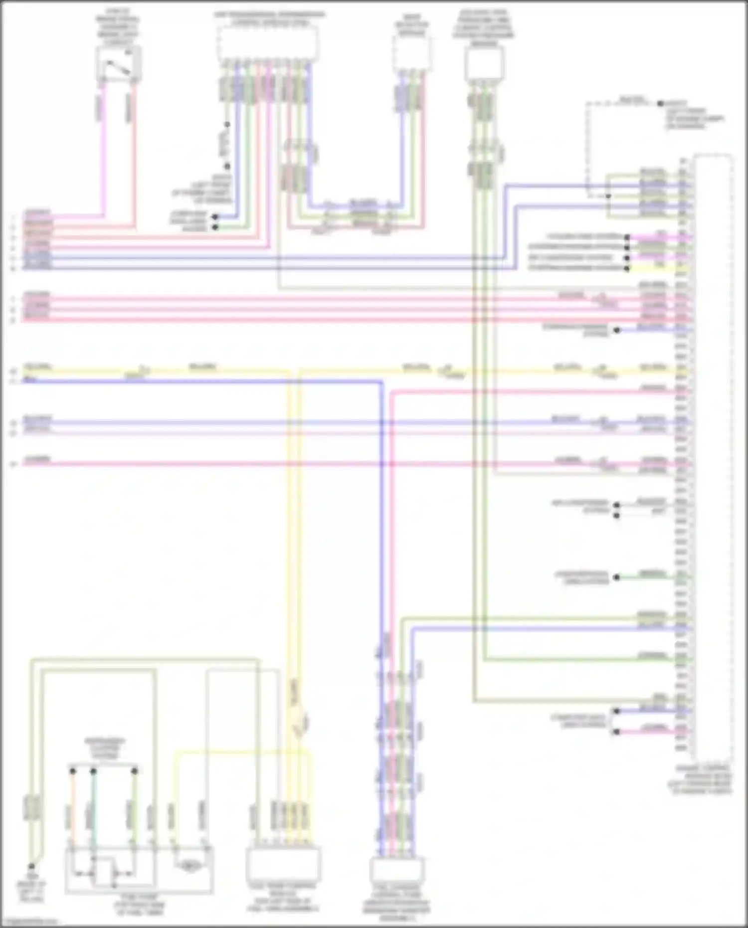 Wiring diagram climate control system pressure sensor for Volvo S60 II facelift (2013-2018) (4 of 5)