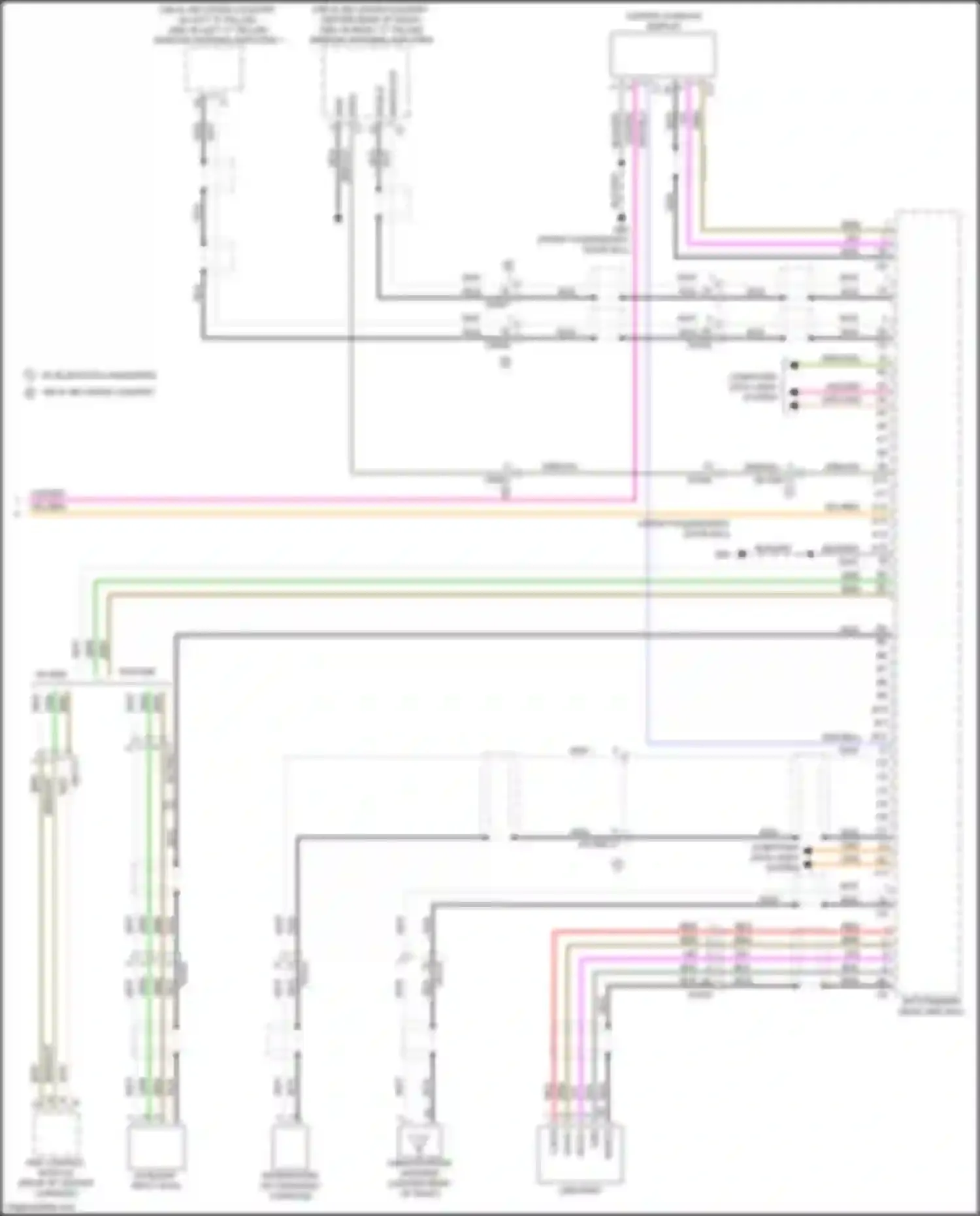 Wiring diagram computer data lines system for Volvo S60 II facelift (2013-2018) (50 of 72)