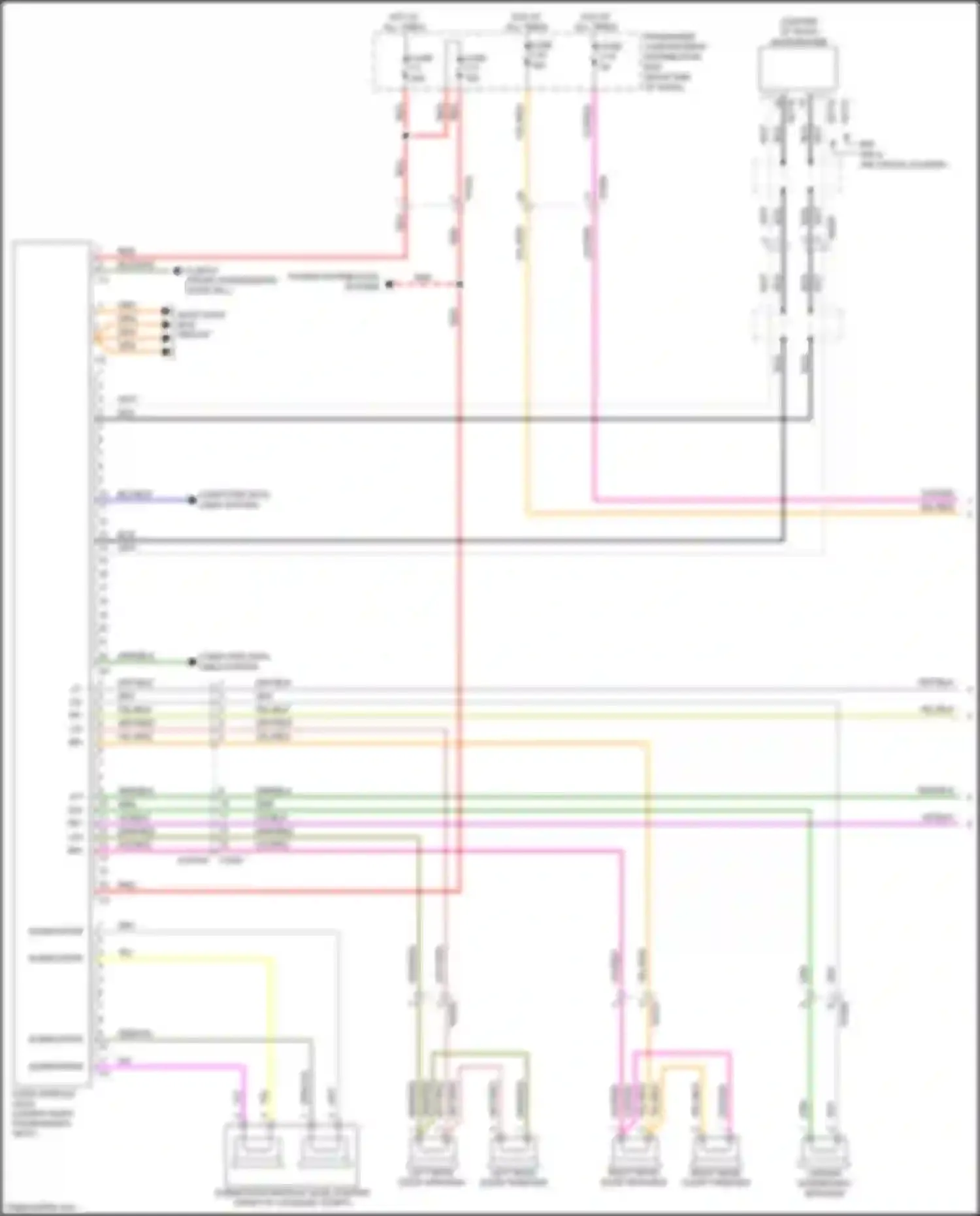 Wiring diagram cs+ for Volvo S60 II facelift (2013-2018) (2 of 2)