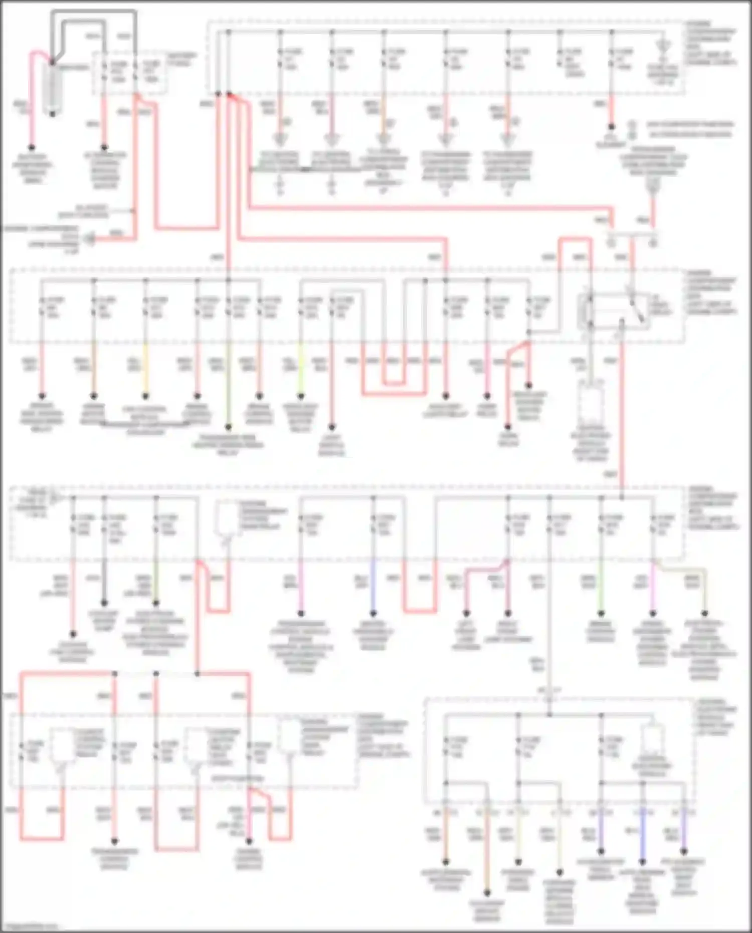 Wiring diagram electrical power steering module, electrohydraulic power steering module for Volvo S60 II facelift (2013-2018) (1 of 1)