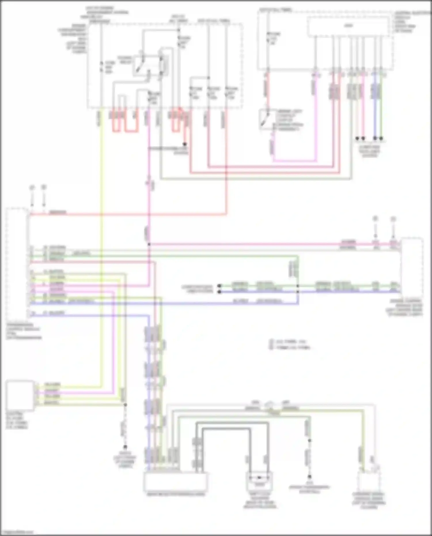 Wiring diagram engine compartment distribution box for Volvo S60 II facelift (2013-2018) (8 of 55)