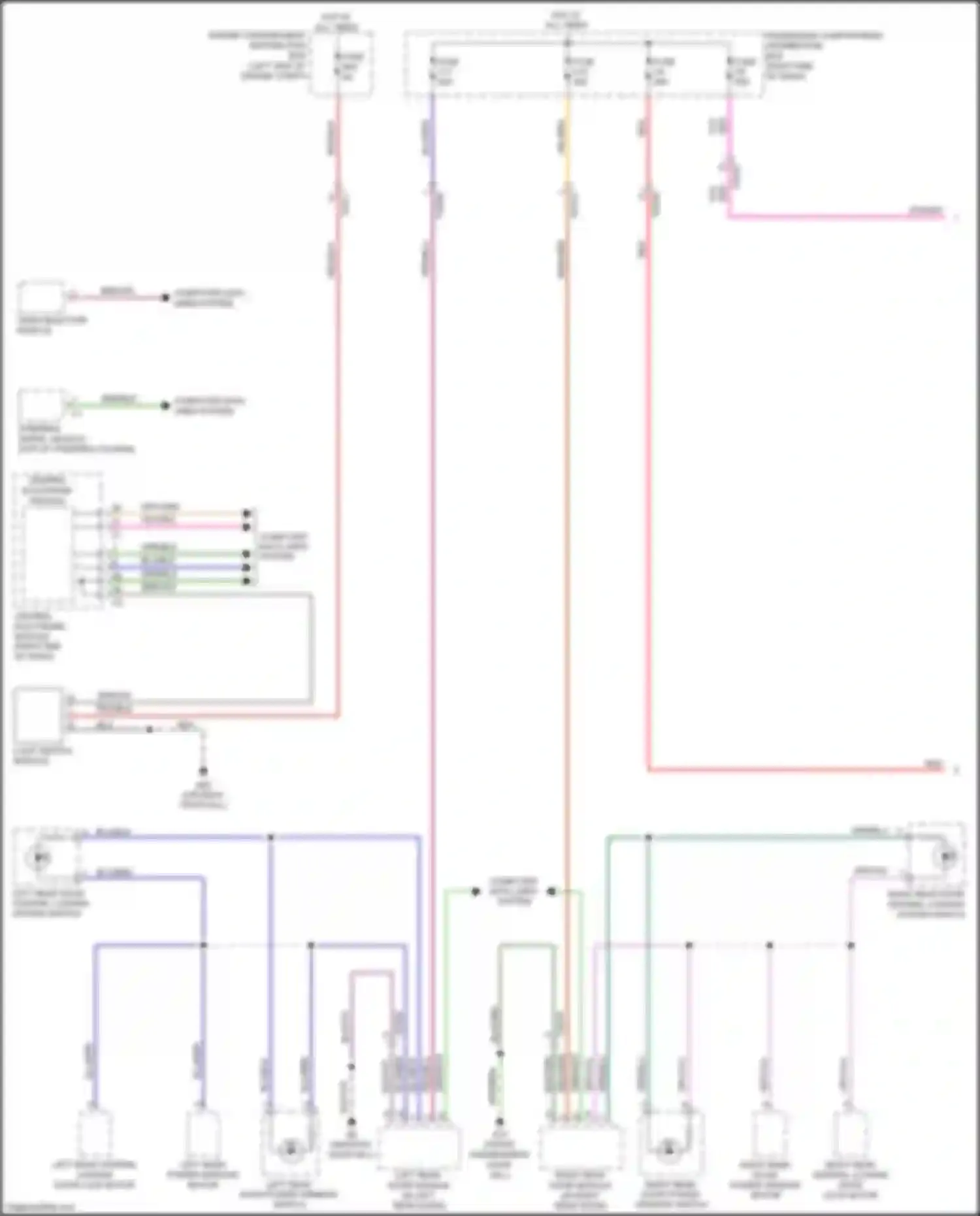 Wiring diagram engine compartment distribution box for Volvo S60 II facelift (2013-2018) (4 of 55)