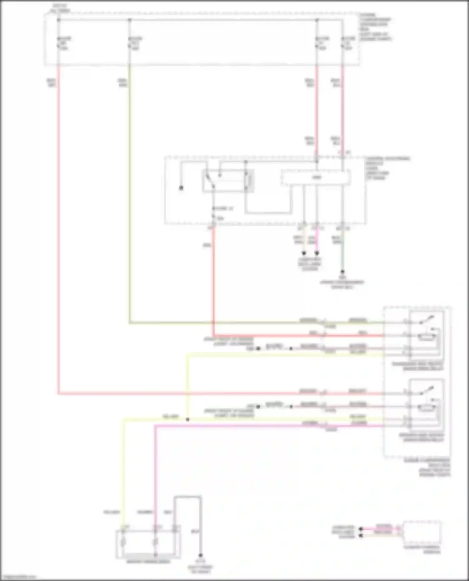 Wiring diagram engine compartment distribution box for Volvo S60 II facelift (2013-2018) (3 of 55)