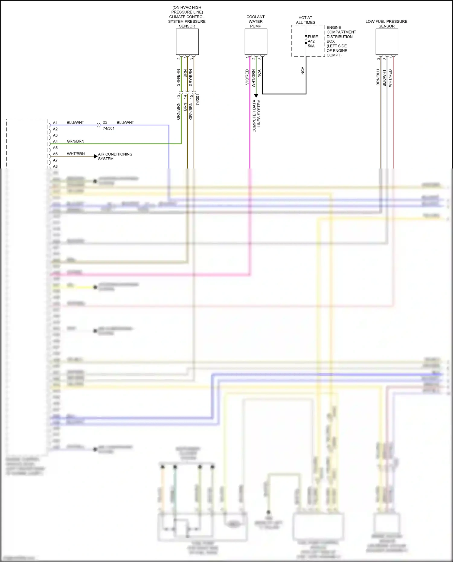 Volvo S60 II facelift (2013-2018) engine control module (ecm) wiring diagram  (6 of 14)