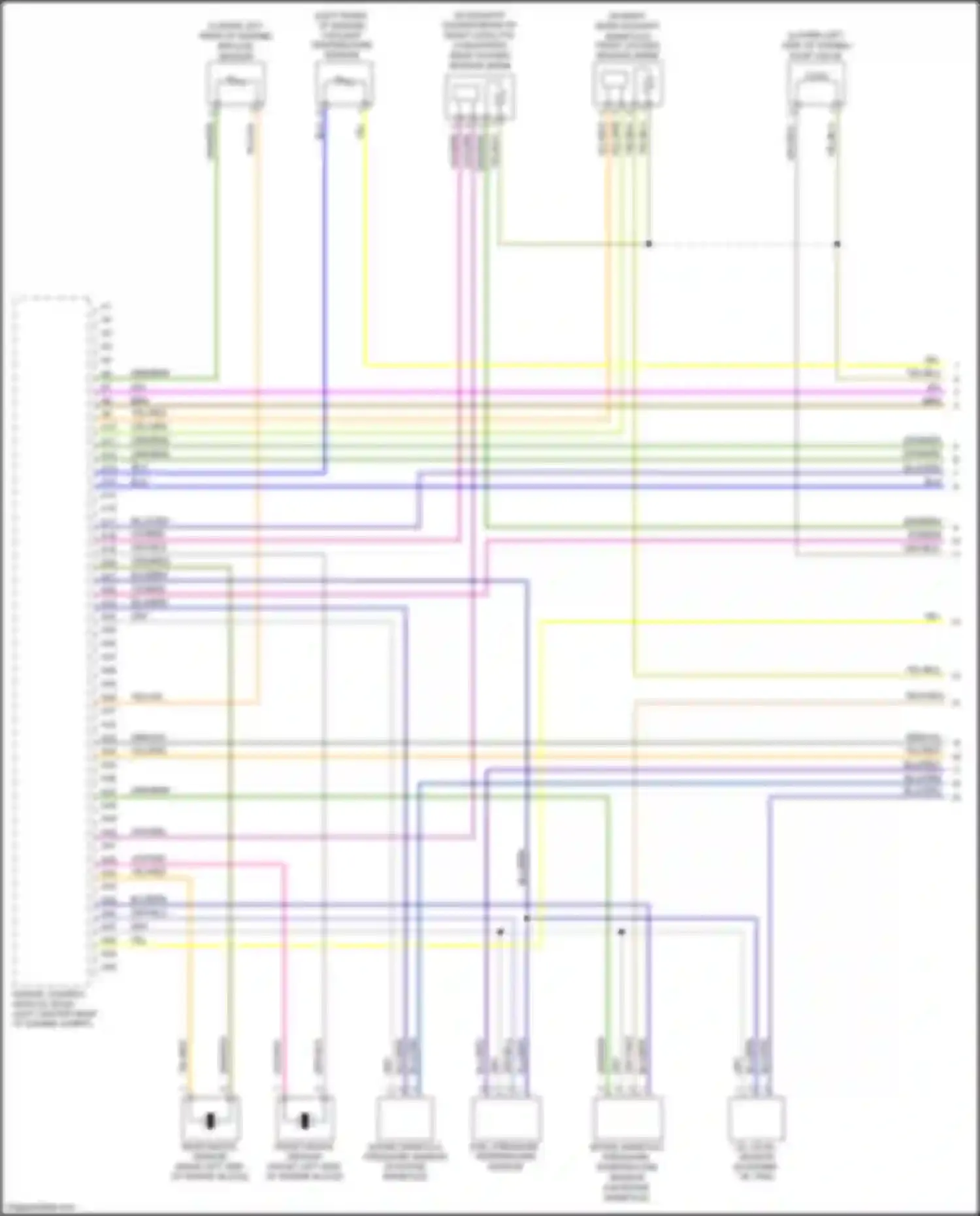 Wiring diagram intake-manifold pressure sensor for Volvo S60 II facelift (2013-2018) (3 of 3)