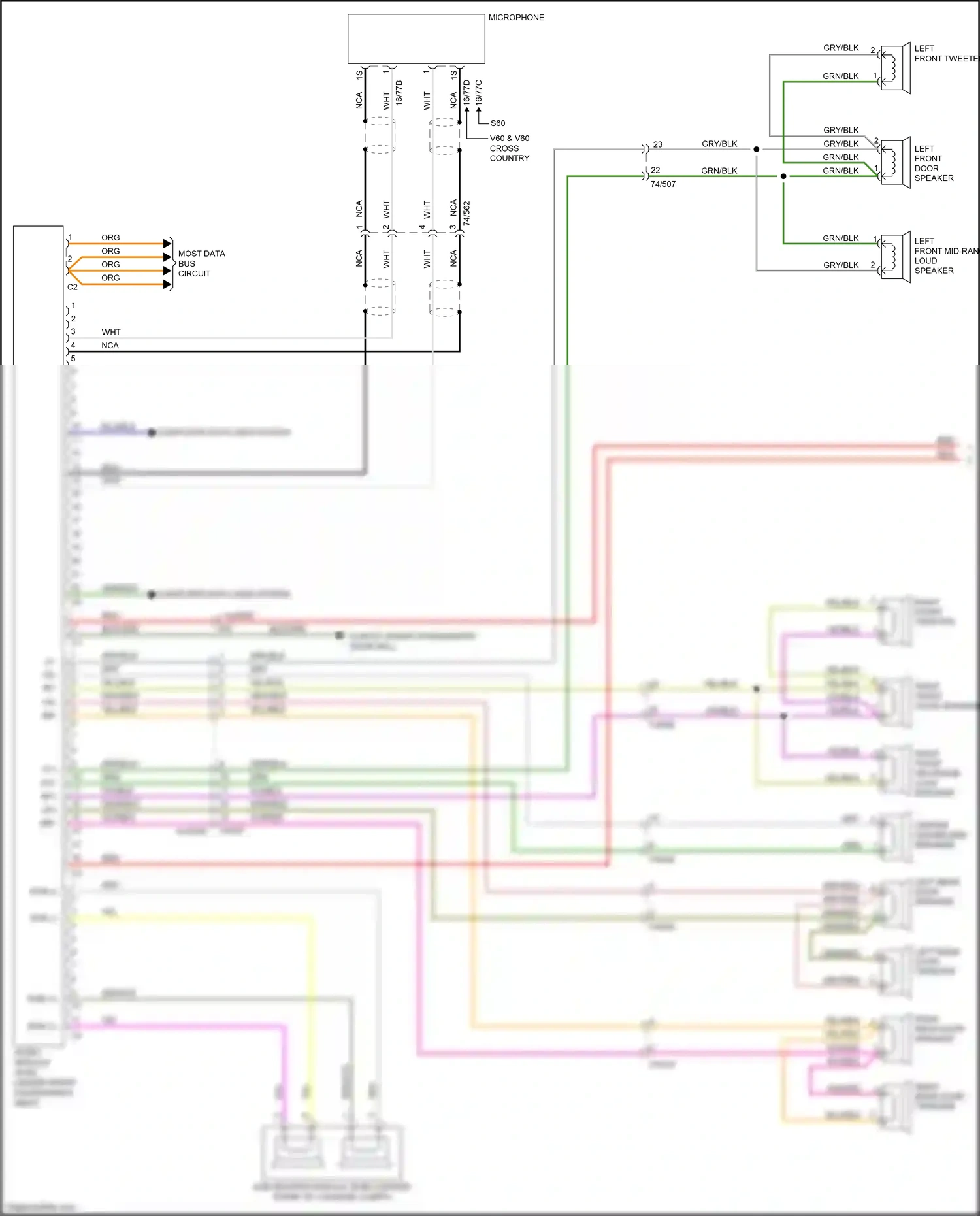 Wiring diagram nca for Volvo S60 II facelift (2013-2018) (15 of 38)