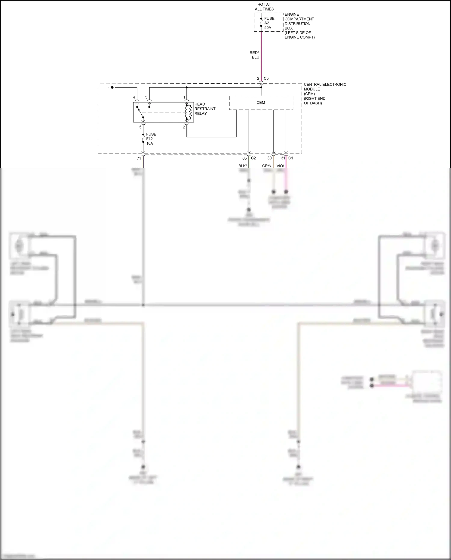 Wiring diagram nca for Volvo S60 II facelift (2013-2018) (29 of 38)