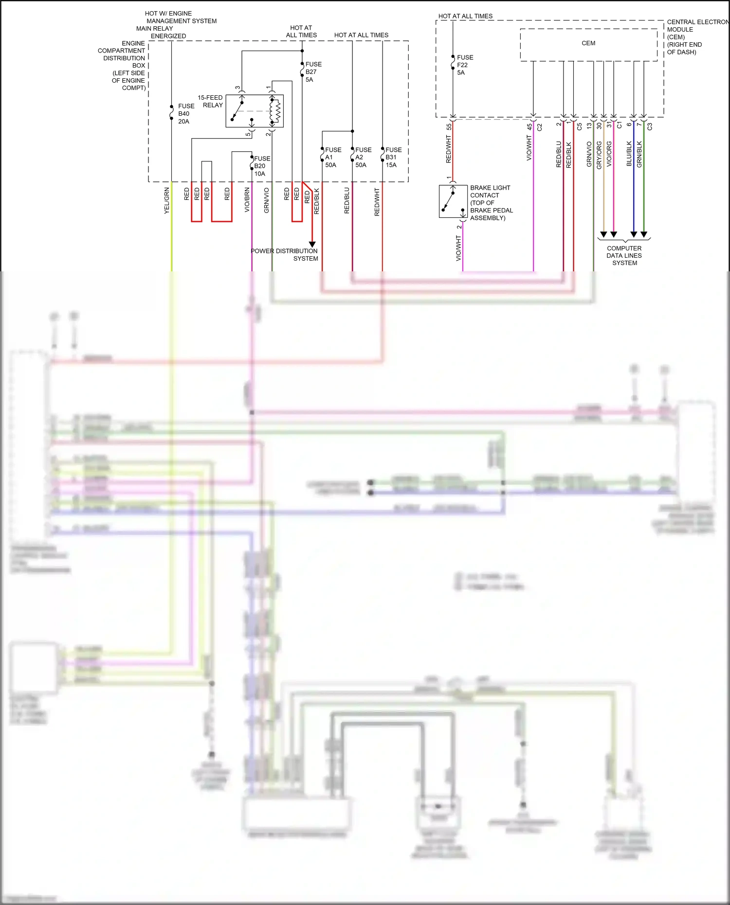 Wiring diagram nca for Volvo S60 II facelift (2013-2018) (8 of 38)