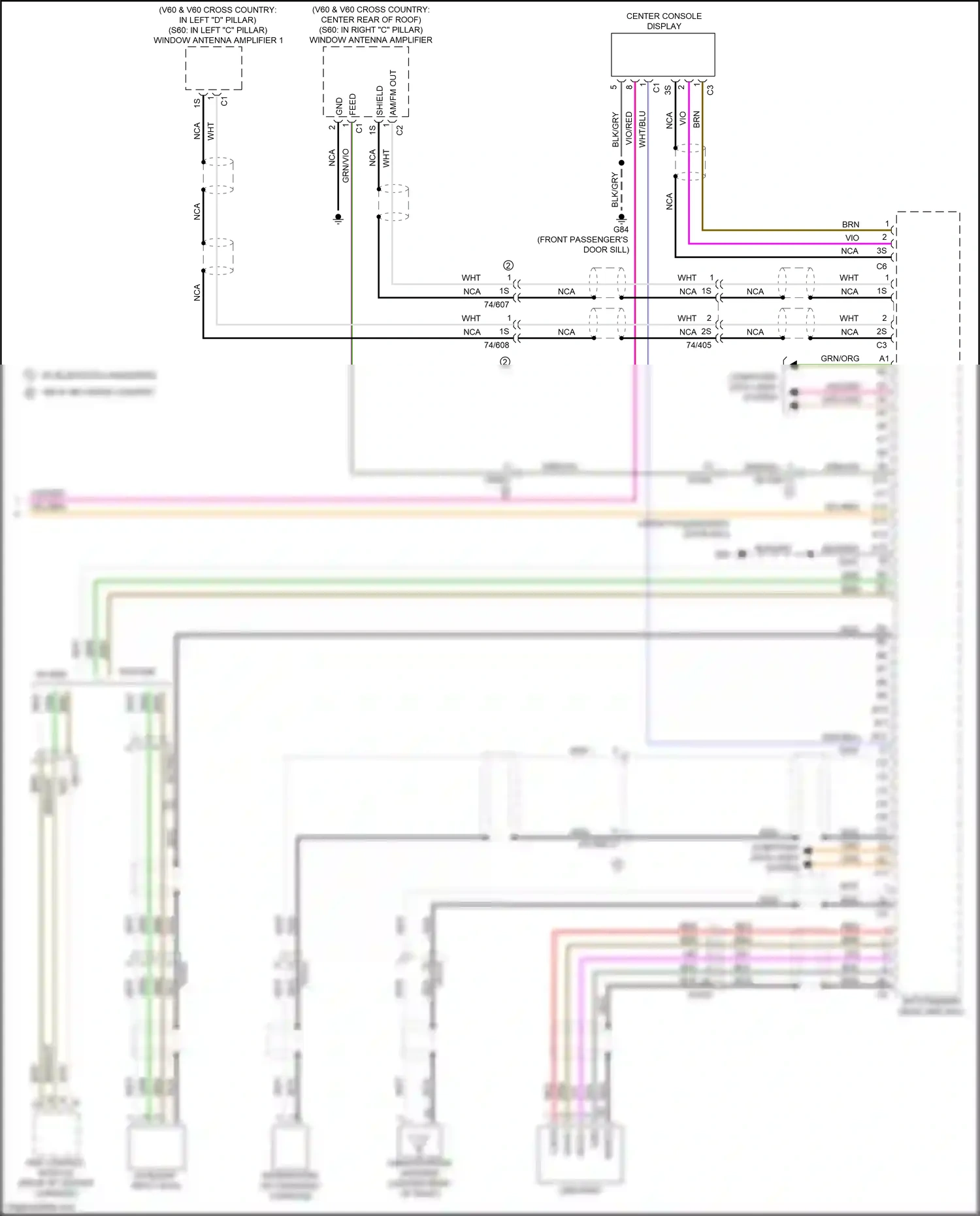 Wiring diagram nca for Volvo S60 II facelift (2013-2018) (28 of 38)