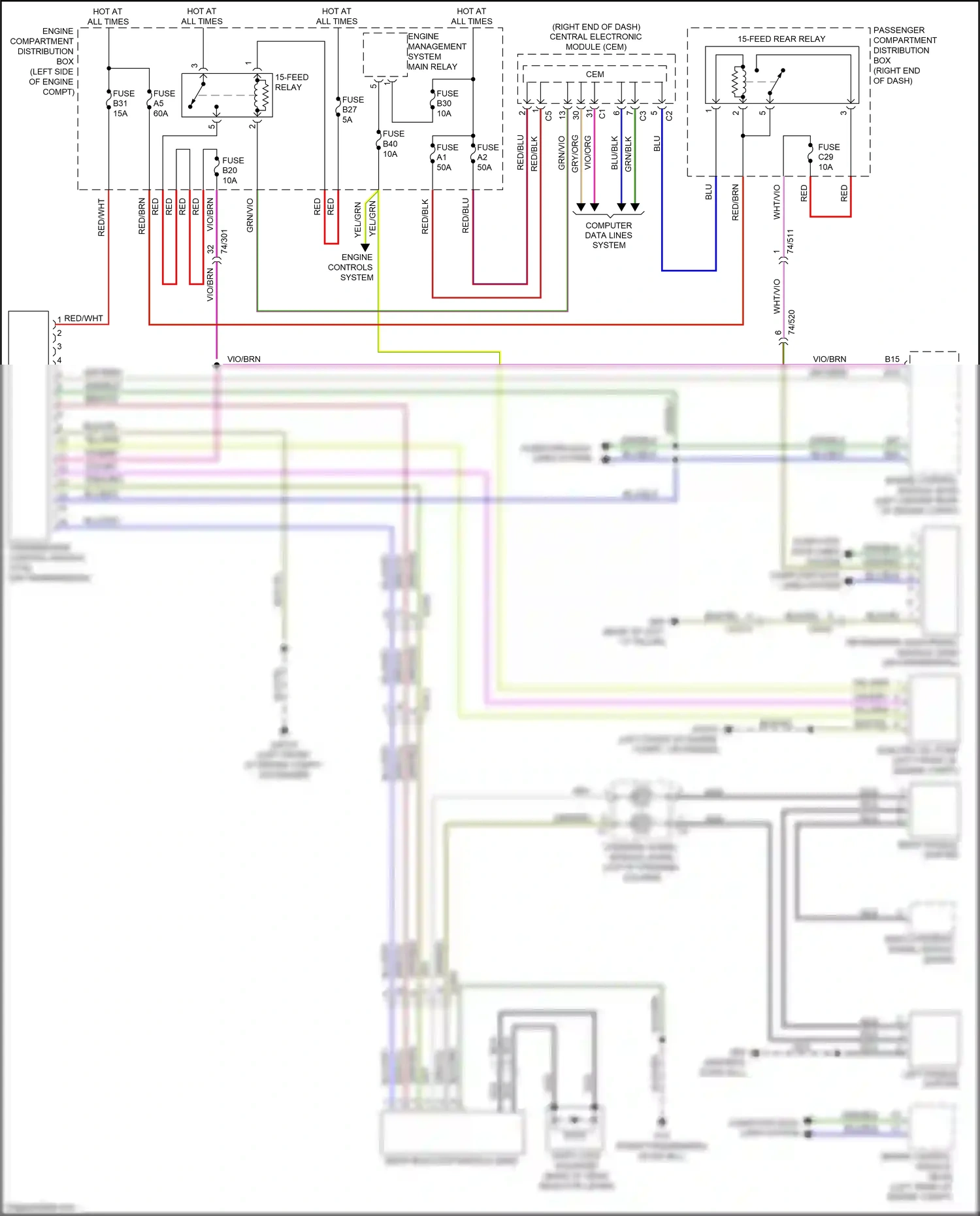 Wiring diagram nca for Volvo S60 II facelift (2013-2018) (32 of 38)