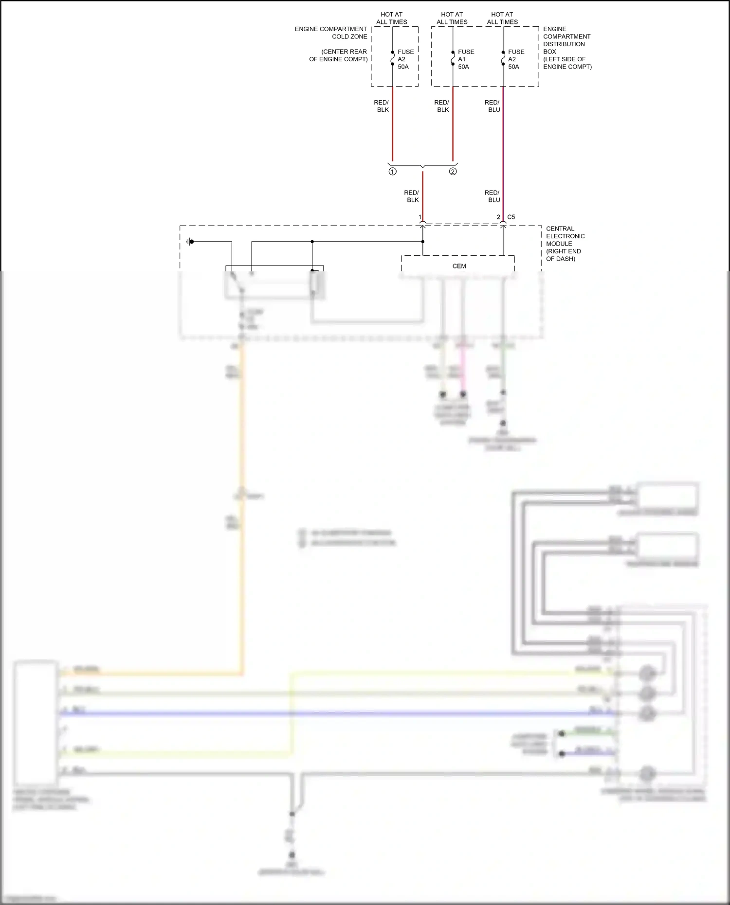 Wiring diagram nca for Volvo S60 II facelift (2013-2018) (23 of 38)