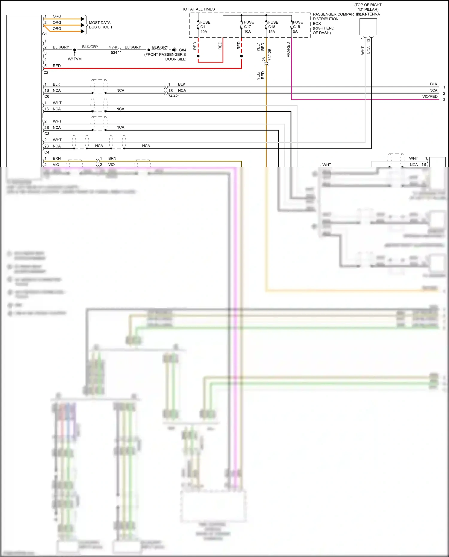 Wiring diagram nca for Volvo S60 II facelift (2013-2018) (24 of 38)
