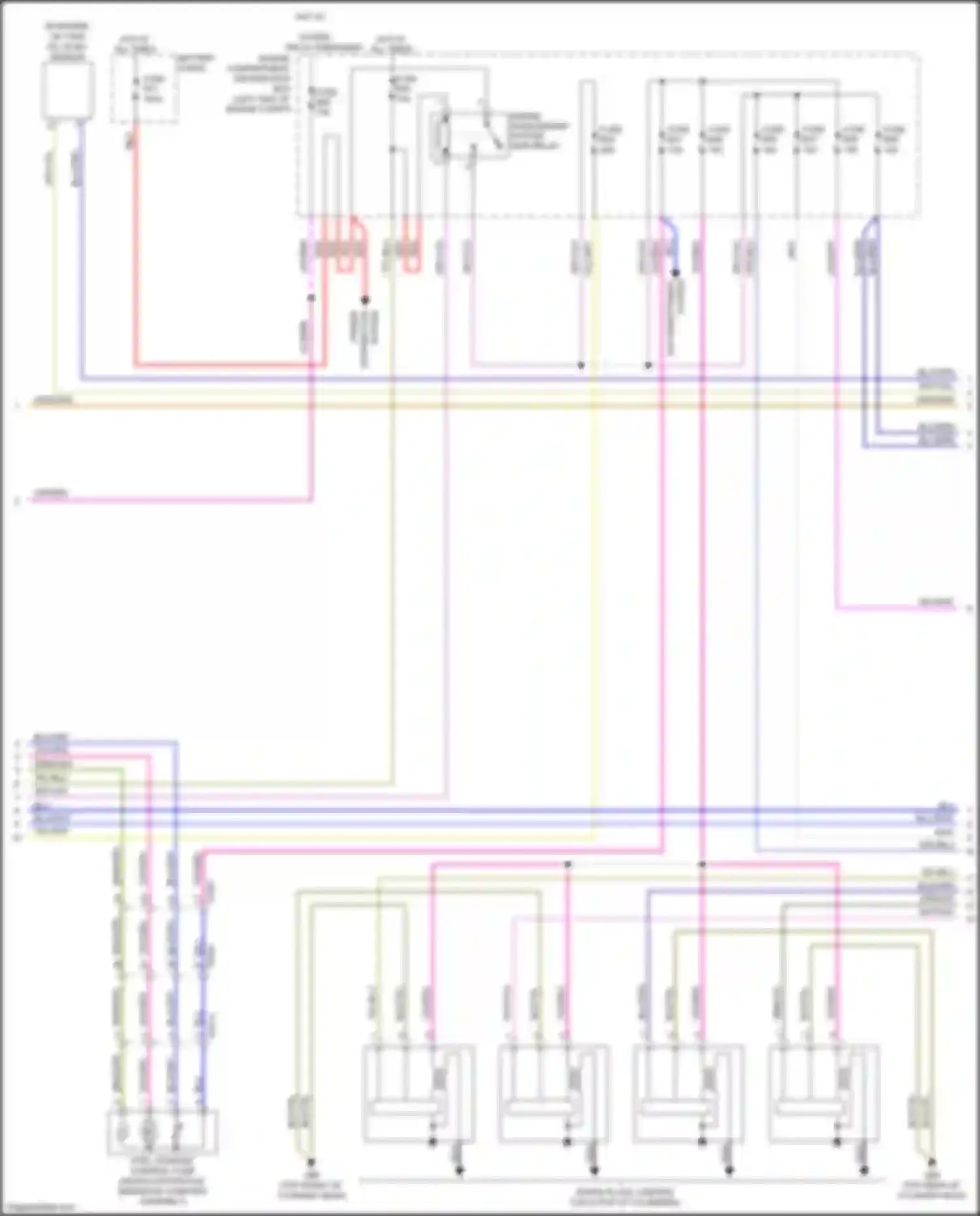 Wiring diagram oil level sensor for Volvo S60 II facelift (2013-2018) (1 of 3)