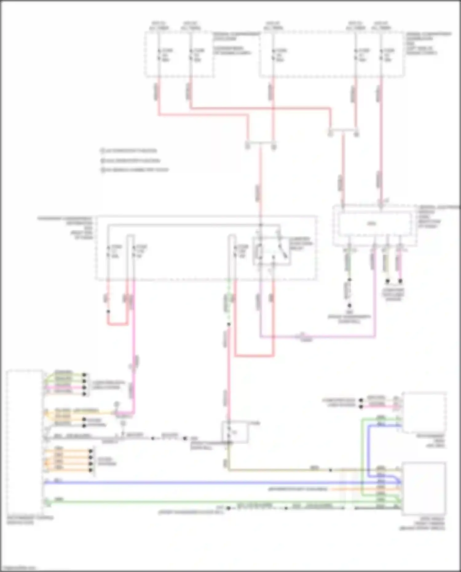 Wiring diagram passenger compartment distribution box for Volvo S60 II facelift (2013-2018) (5 of 32)