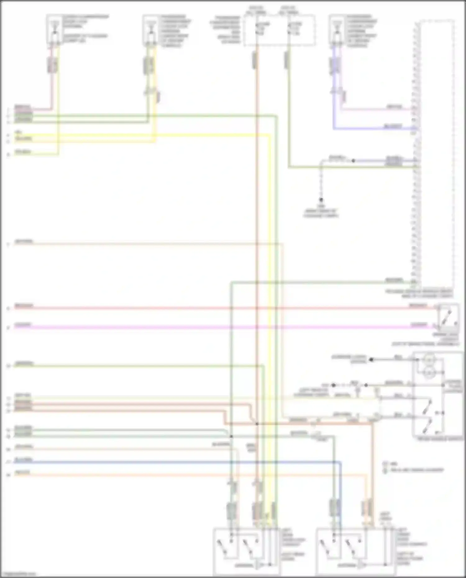 Wiring diagram passenger compartment distribution box for Volvo S60 II facelift (2013-2018) (28 of 32)