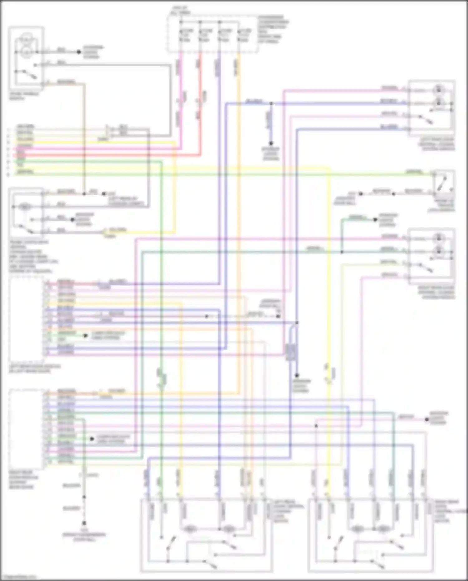Wiring diagram passenger compartment distribution box for Volvo S60 II facelift (2013-2018) (29 of 32)