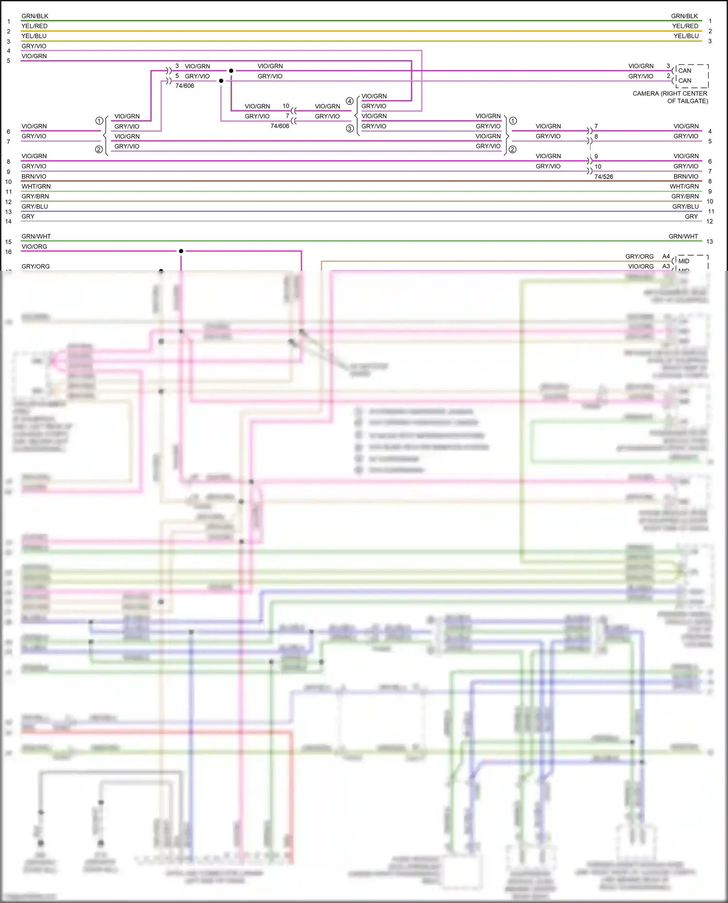 Wiring diagram red for Volvo S60 II facelift (2013-2018) (2 of 70)