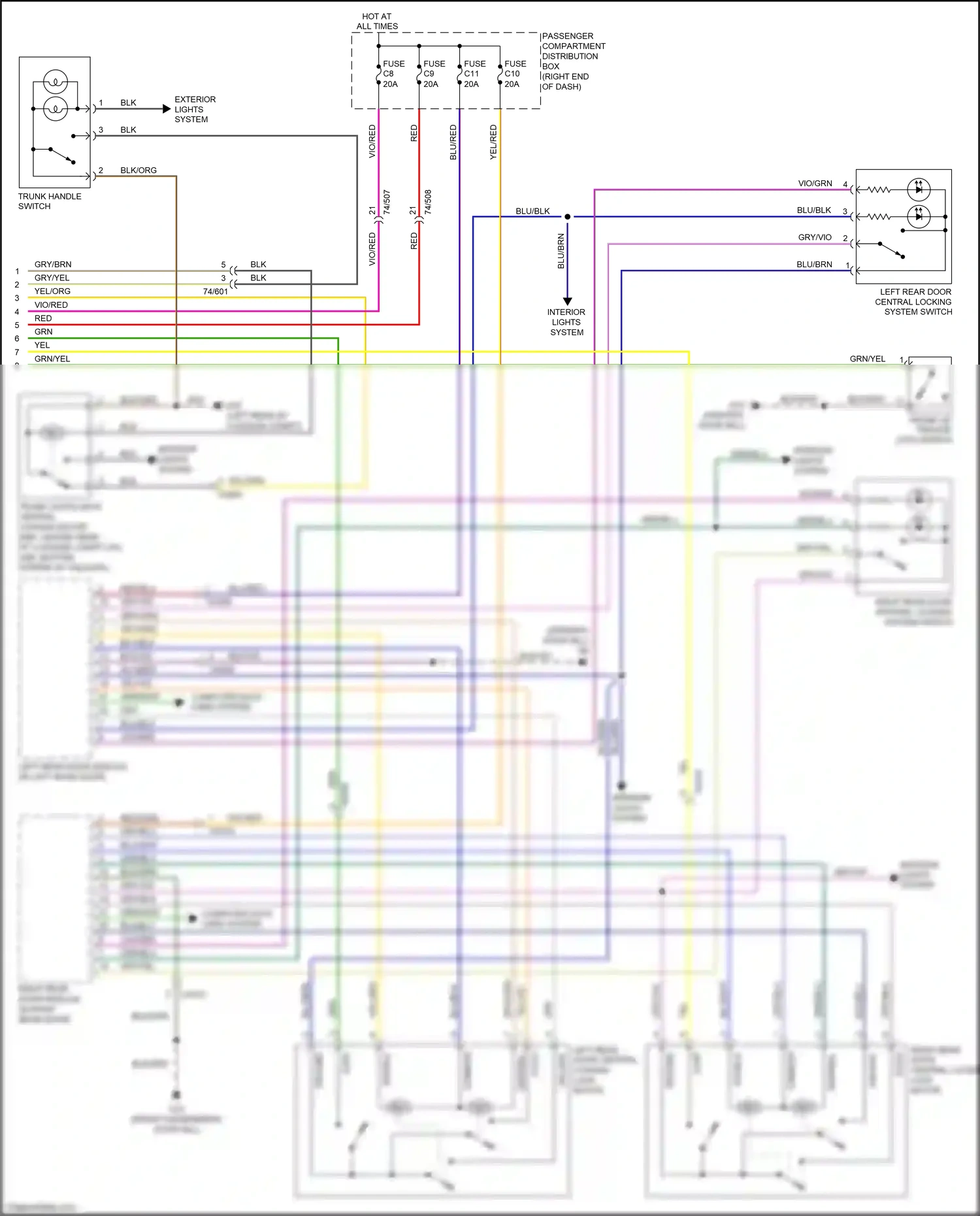 Wiring diagram red for Volvo S60 II facelift (2013-2018) (59 of 70)