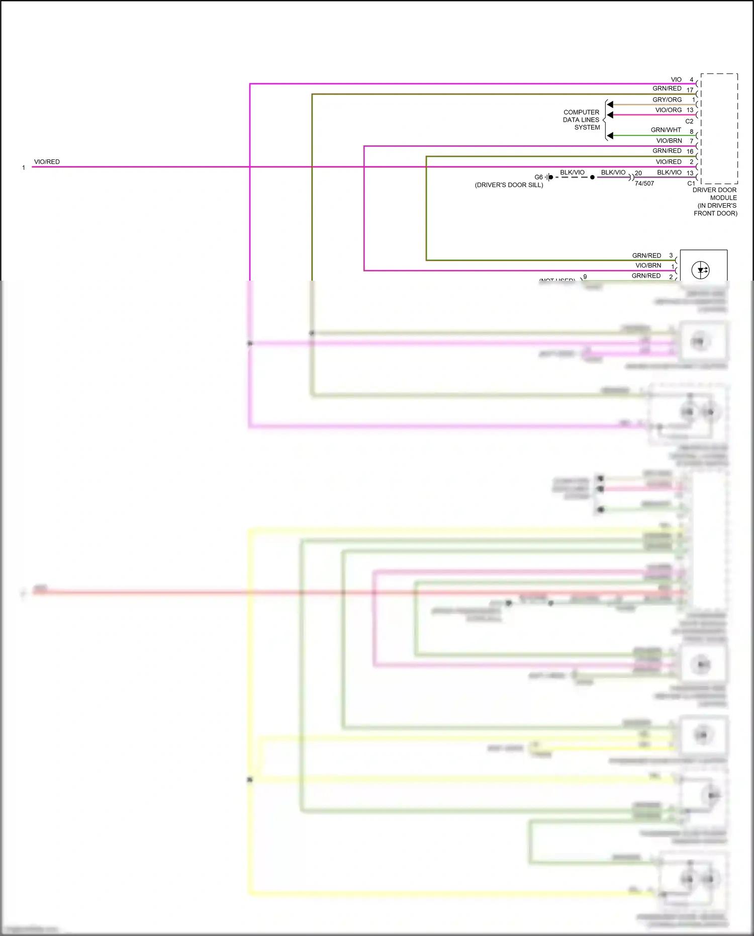 Wiring diagram red for Volvo S60 II facelift (2013-2018) (18 of 70)