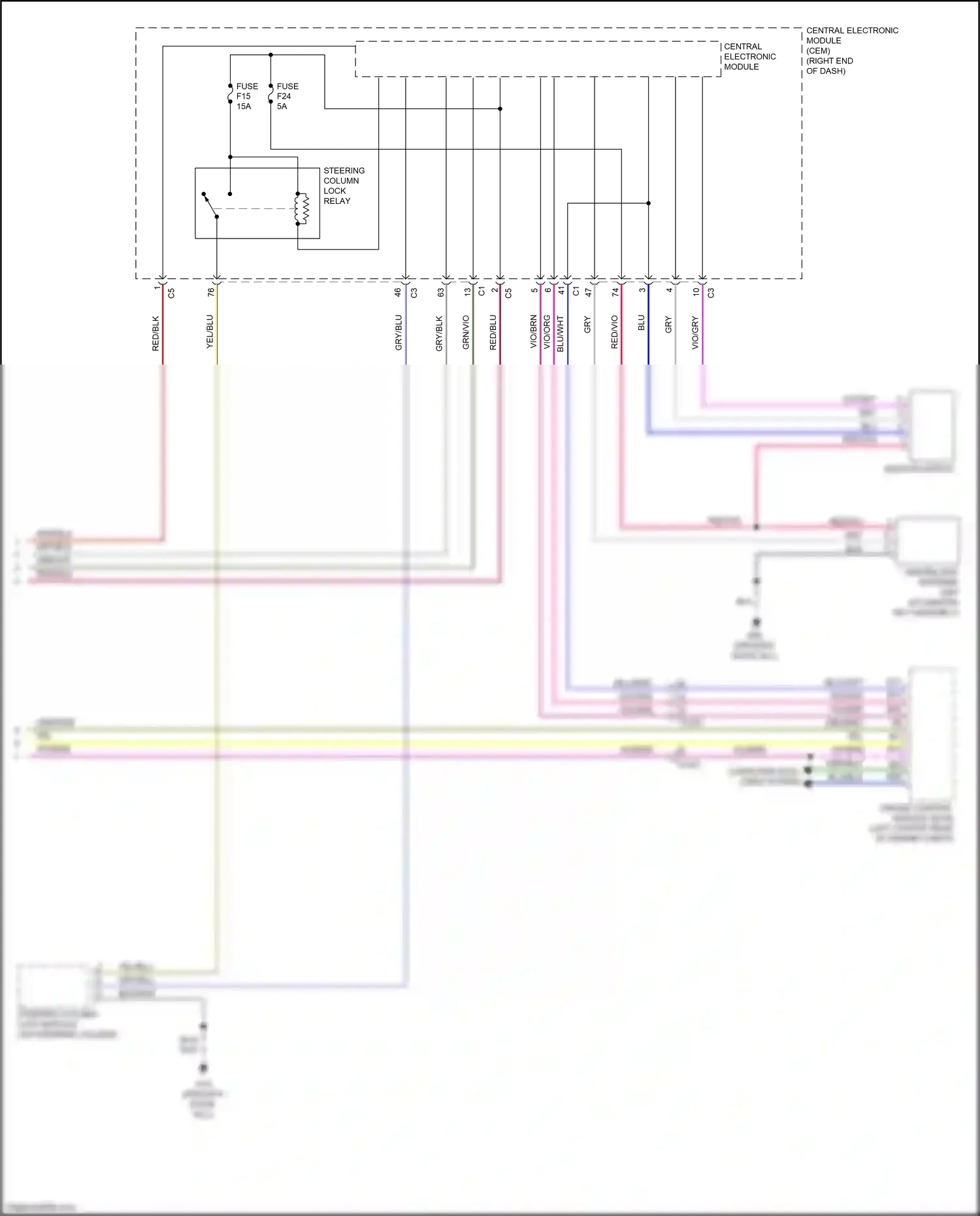 Wiring diagram red/blu for Volvo S60 II facelift (2013-2018) (9 of 34)