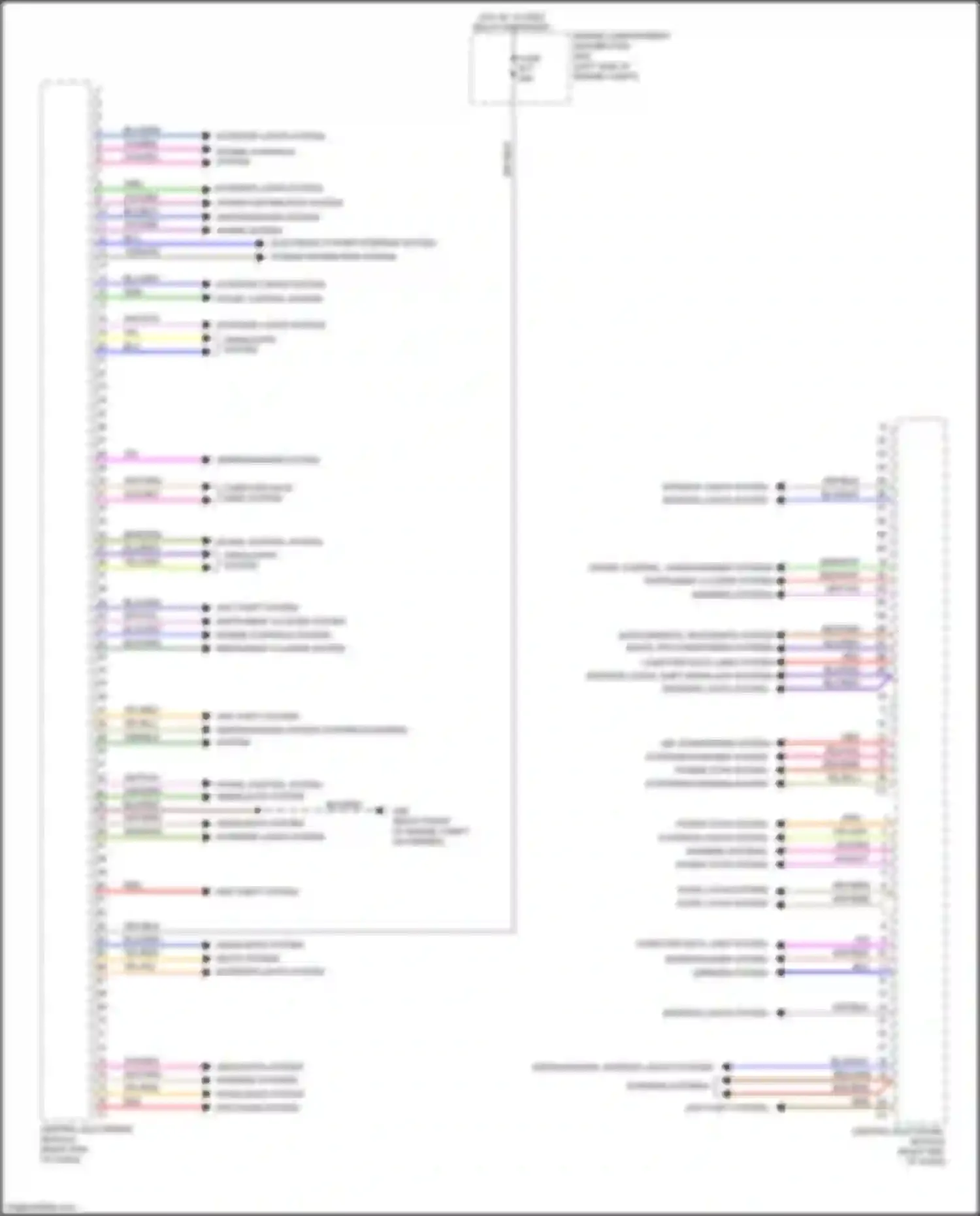 Wiring diagram right end of dash) for Volvo S60 II facelift (2013-2018) (22 of 72)