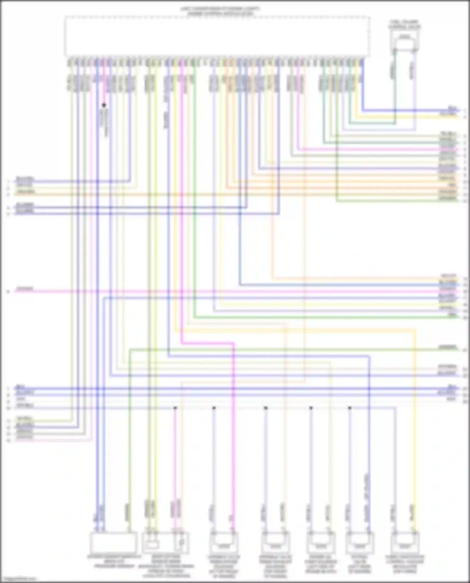 Wiring diagram variable valve timing intake solenoid for Volvo S60 II facelift (2013-2018) (1 of 3)