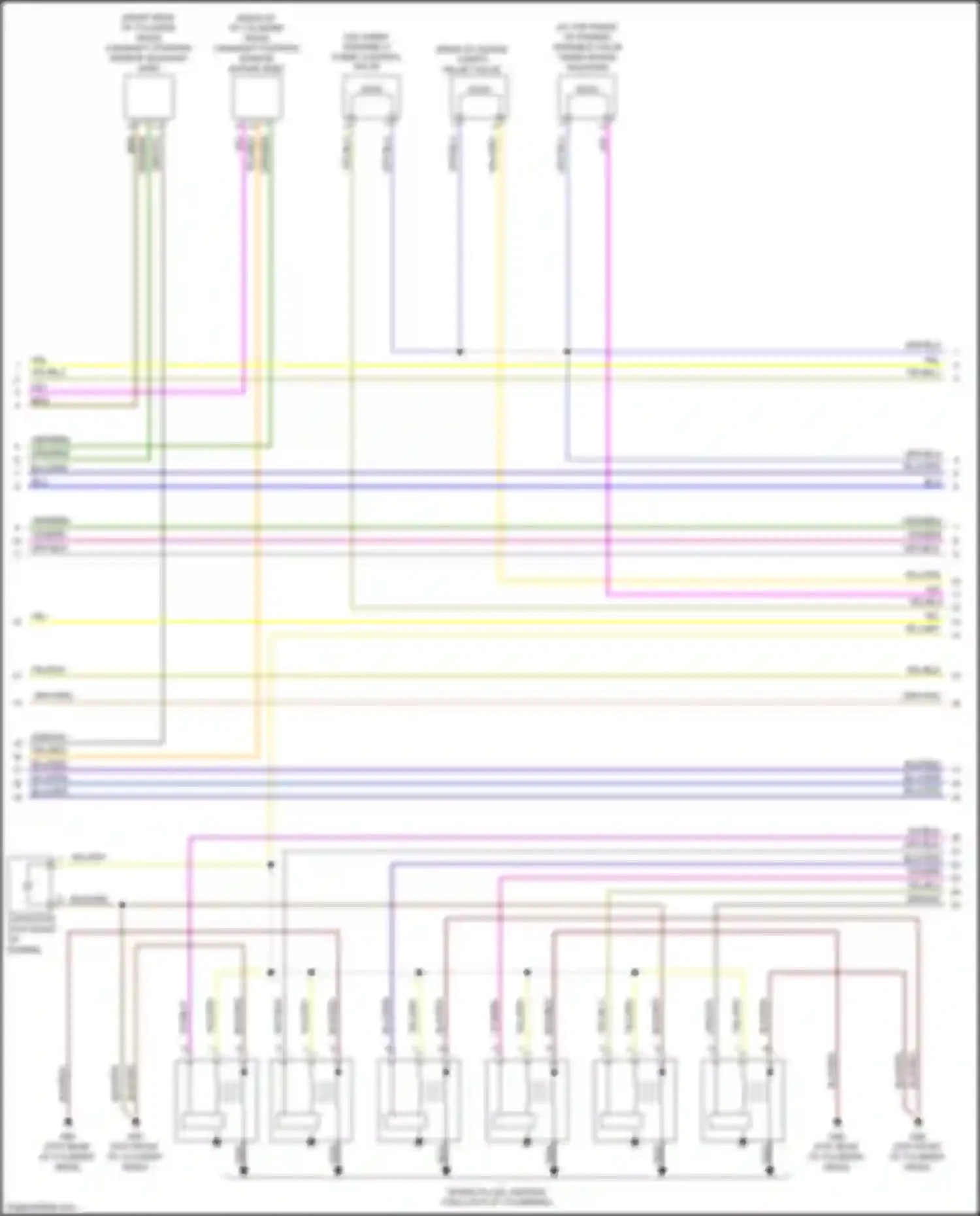 Wiring diagram variable valve timing intake solenoid for Volvo S60 II facelift (2013-2018) (3 of 3)