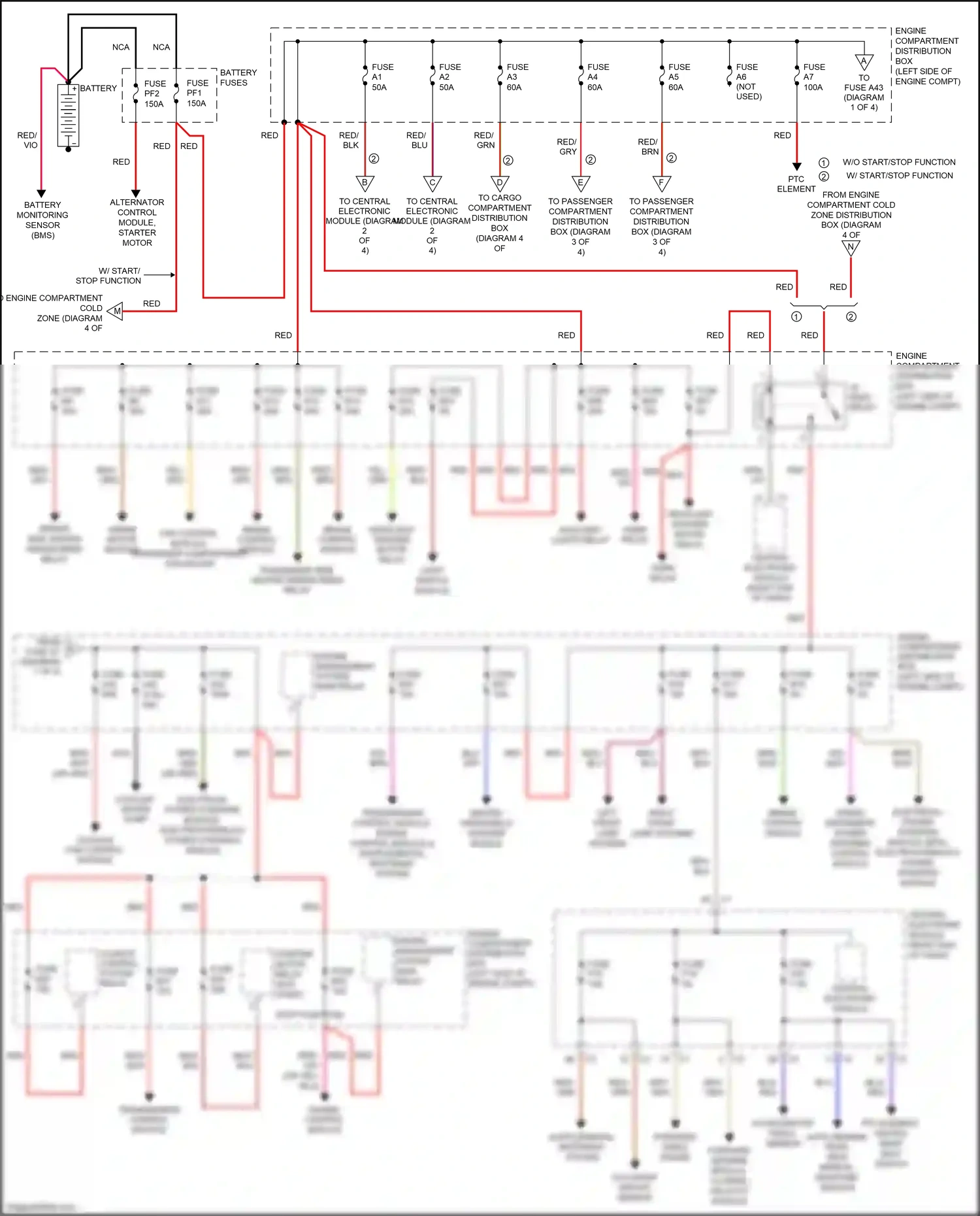 Volvo S60 II facelift (2013-2018) (w/ start/ stop function) wiring diagram  (1 of 1)