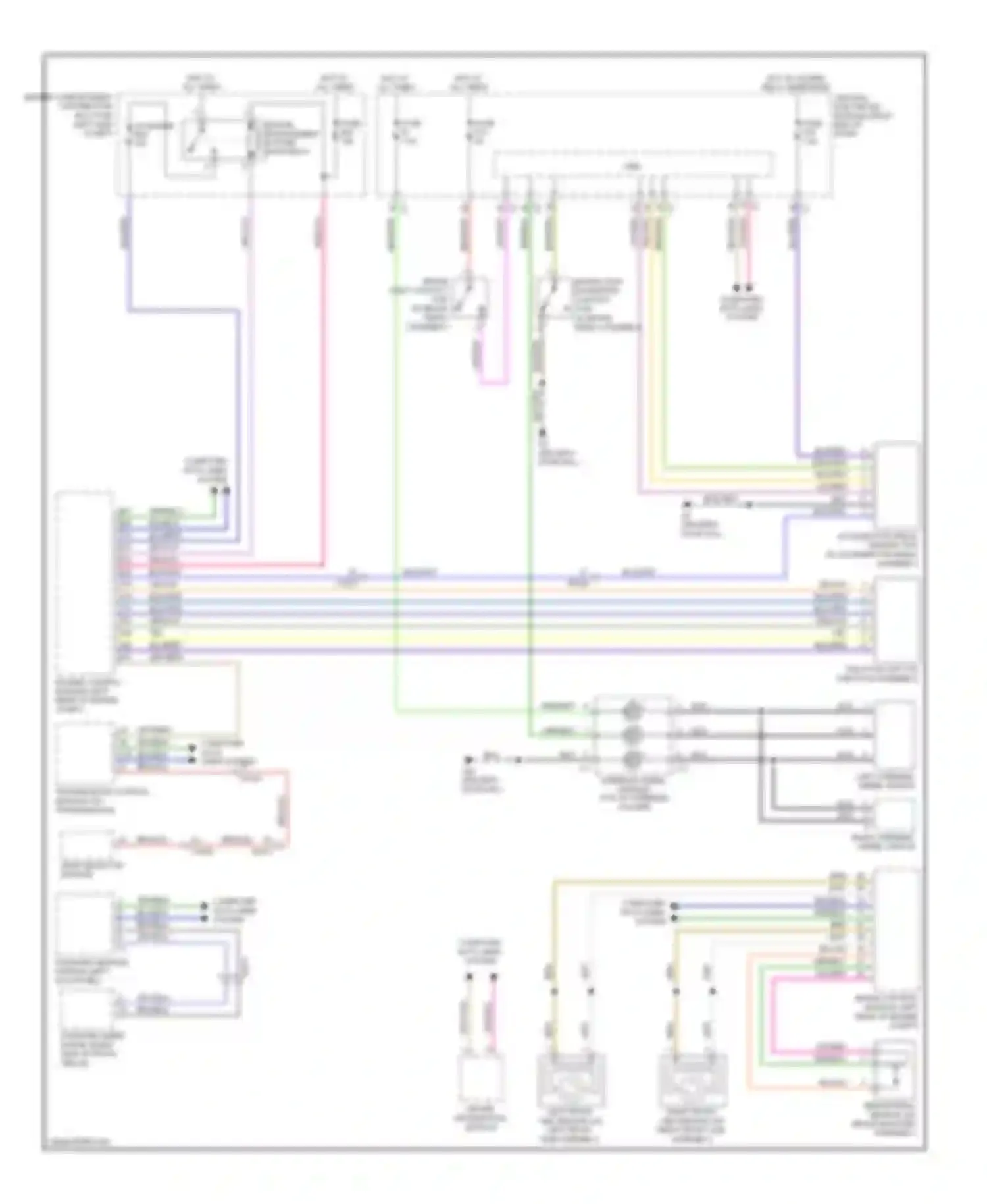 S60 Volvo II (2010-2013): Cruise control circuit