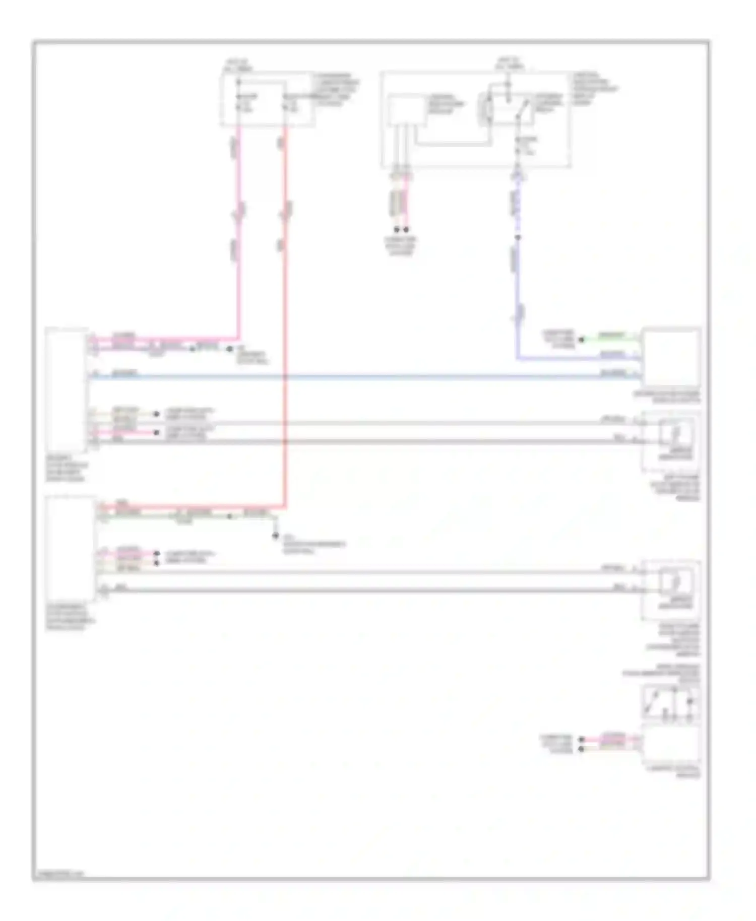 S60 Volvo II (2010-2013): Heated mirrors circuit